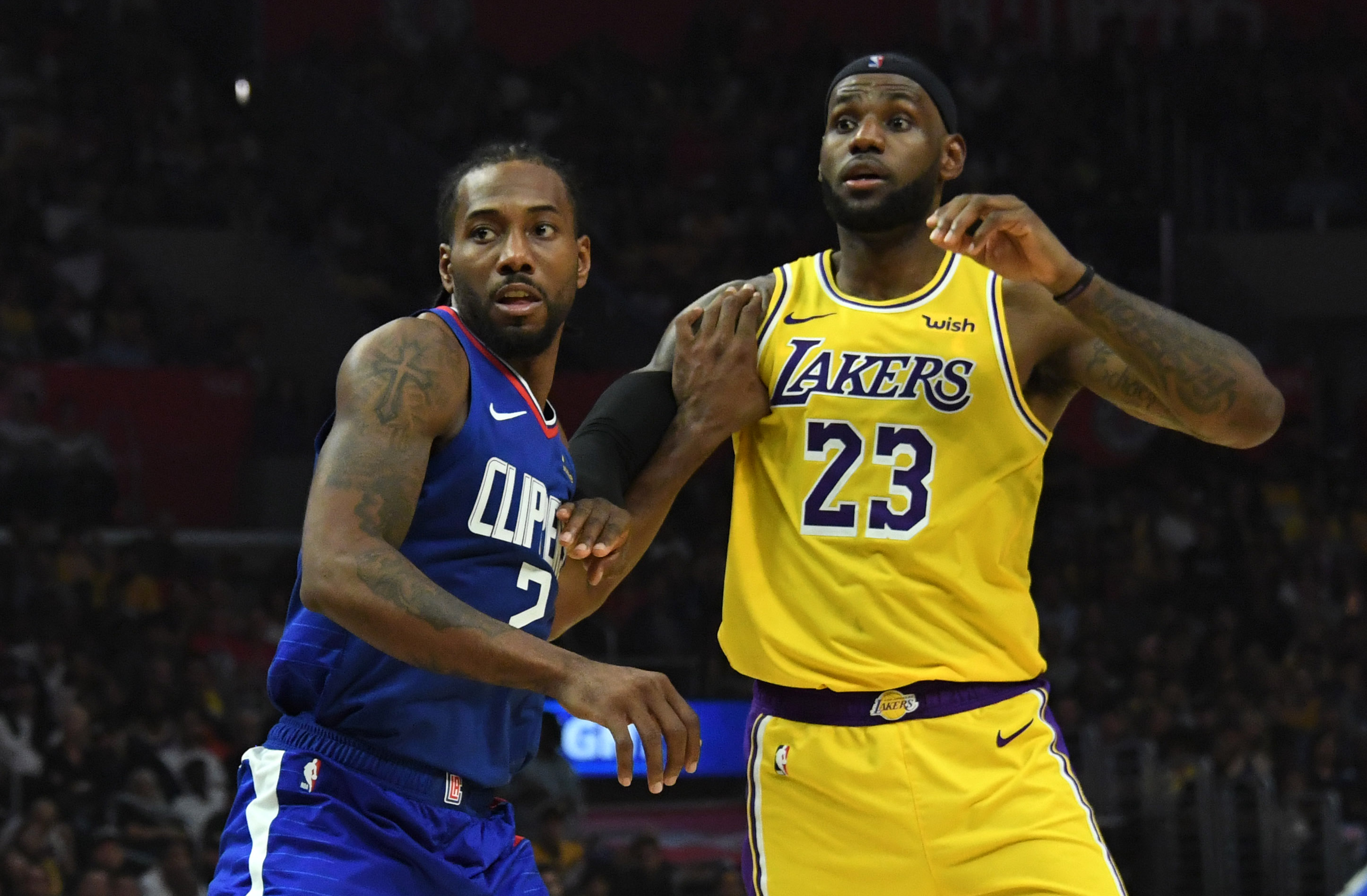 lebron sees kawhi