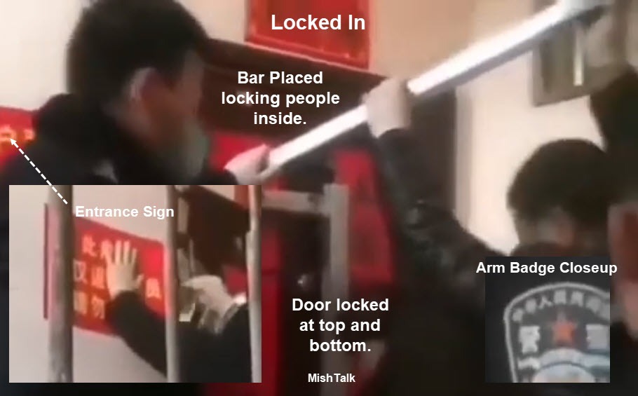 Chinese Officials Lock Virus Infected Persons Inside Their Apartments!