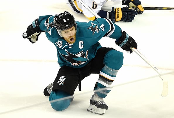 Sharks' core steps up yet again in ugly Game 2 win over Predators