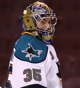 College goaltender gets call from Sharks to be emergency backup for NHL game