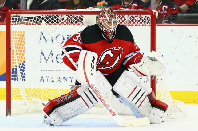 Schneider makes Brodeur-esque save on night Devils retire legendary goaltender’s number