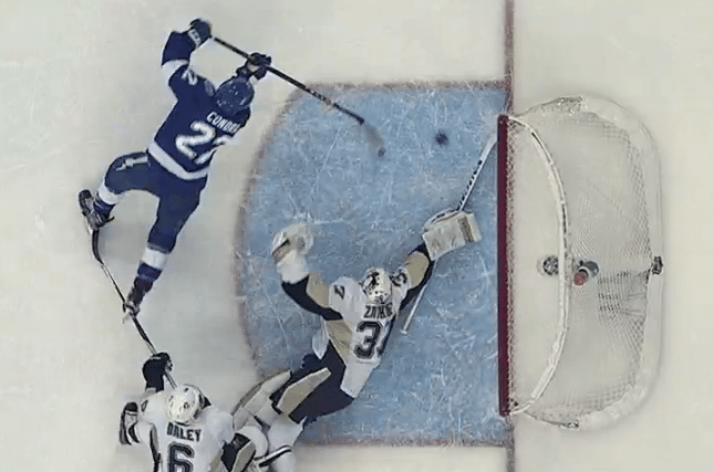 Watch Penguins’ Zatkoff reach back to make awesome stick save on Lightning’s Condra