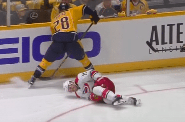 James Wisniewski injured 47 seconds into Hurricanes debut