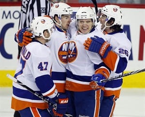 Tavares, Lawson lead the way as Islanders stay hot, beat Flames 5-2