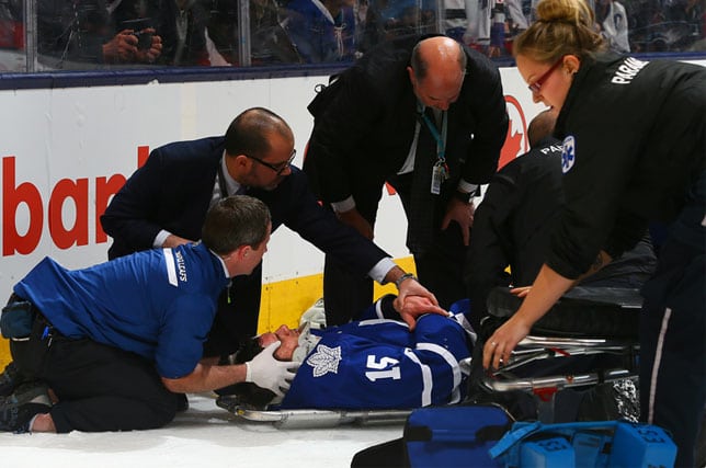 Paul Ranger checked with brutal hit from behind by Alex Killorn, Ranger in stable condition