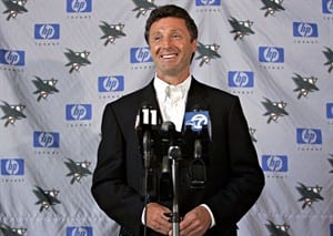 After being perennial contenders, struggling Sharks are testing GM's patience