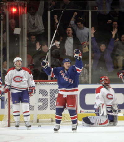 Marcel Hossa scores two goals as Rangers shut out Canadiens 4-0