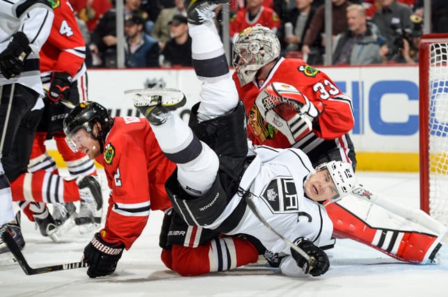 Hit counter: Kings, Blackhawks have taken a lot of punishment this season