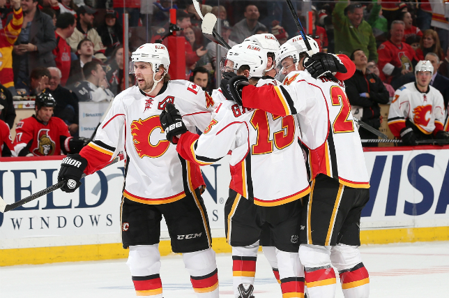 Cardiac Calgary: Flames trail Ottawa 4-0 in third, rally to force overtime