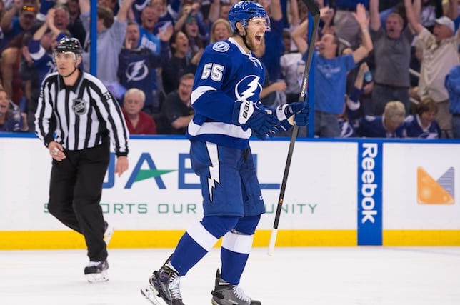 Lightning get series-winning goal in Game 7 against Detroit from an unlikely source: defenseman Braydon Coburn