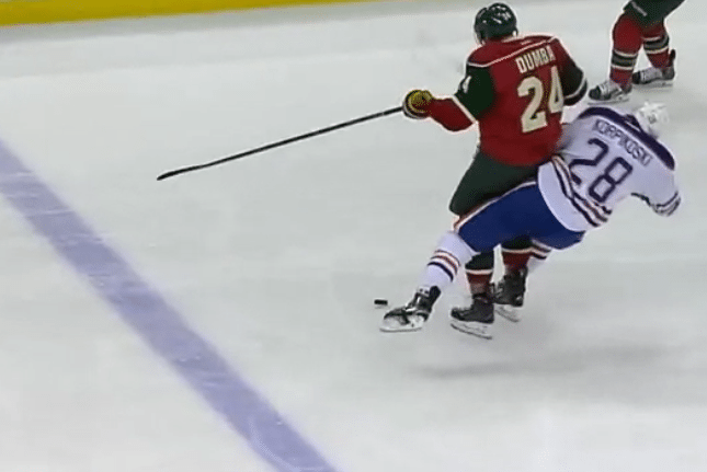 Suspend him or not: Matt Dumba levels Lauri Korpikoski with open-ice hit