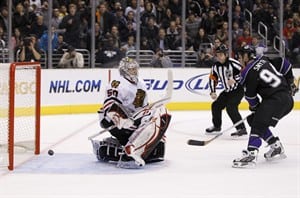 Chicago beats Kings 4-3 to earn first sweep over LA since 1981-82