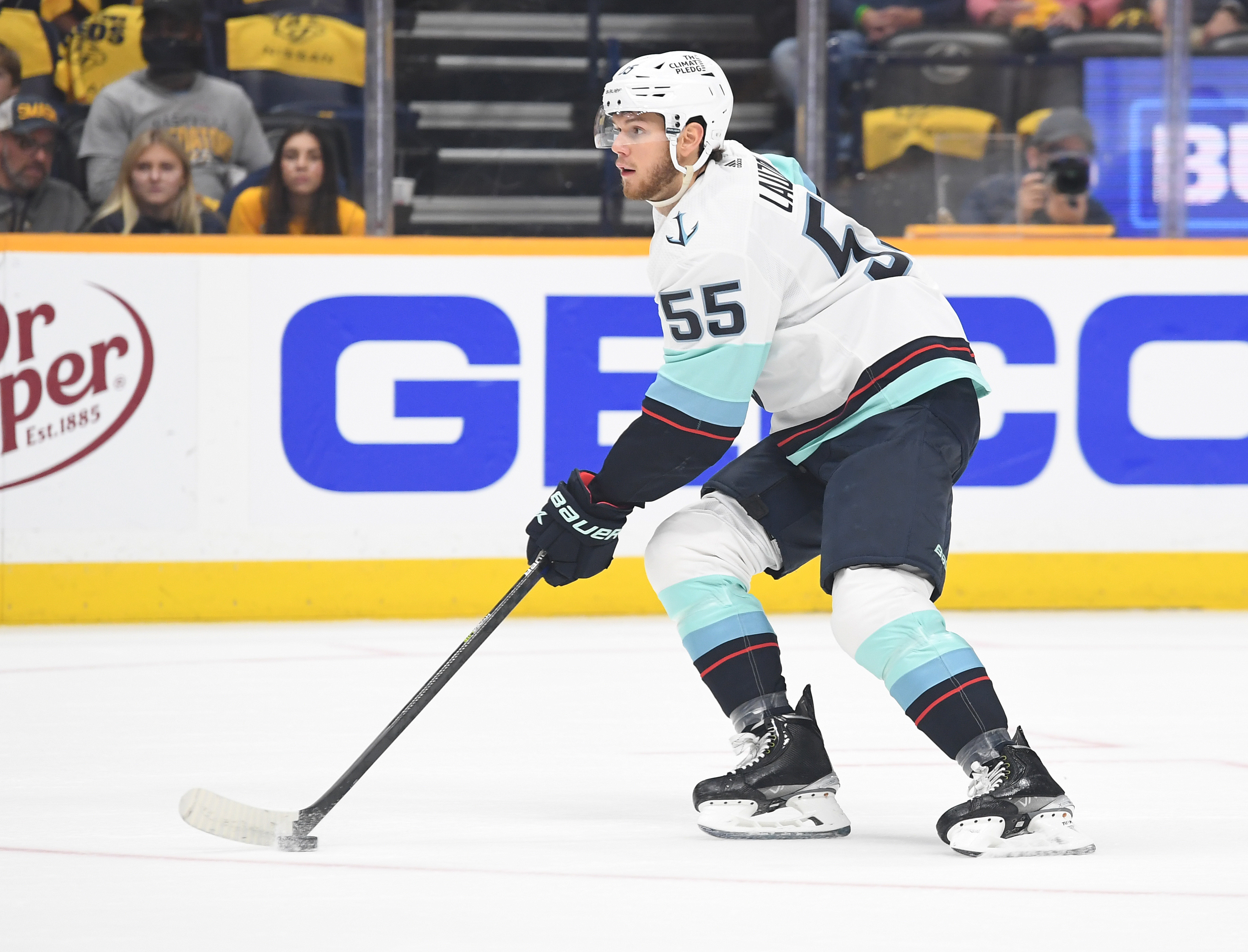 Christopher Hanewinckel-USA TODAY Sports - Predators Add to Defensive Depth, Acquire Jeremy Lauzon from Seattle