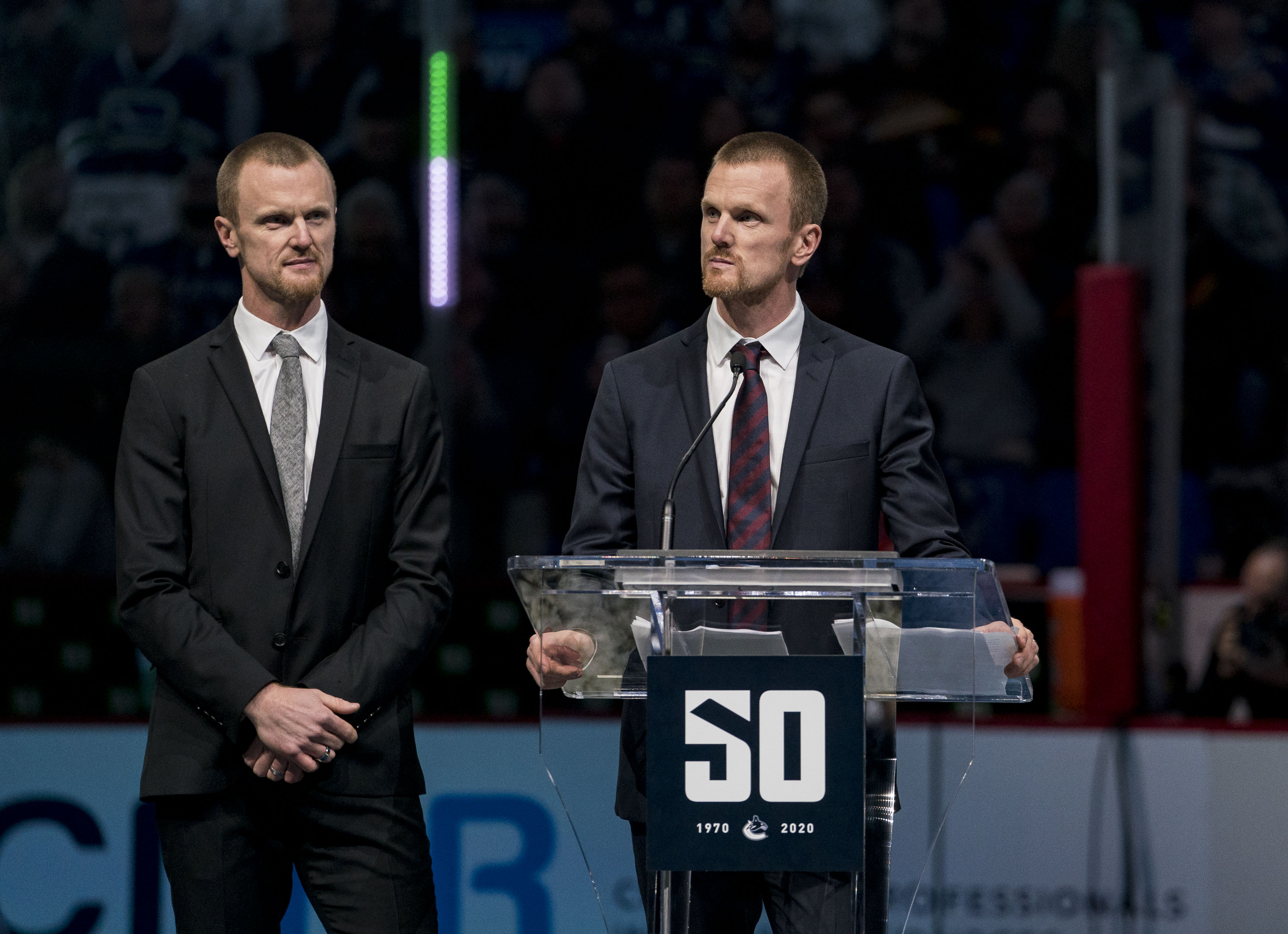 Bob Frid-USA TODAY Sports - Sedin Twins, Luongo Highlight Hockey Hall of Fame Class of 2022