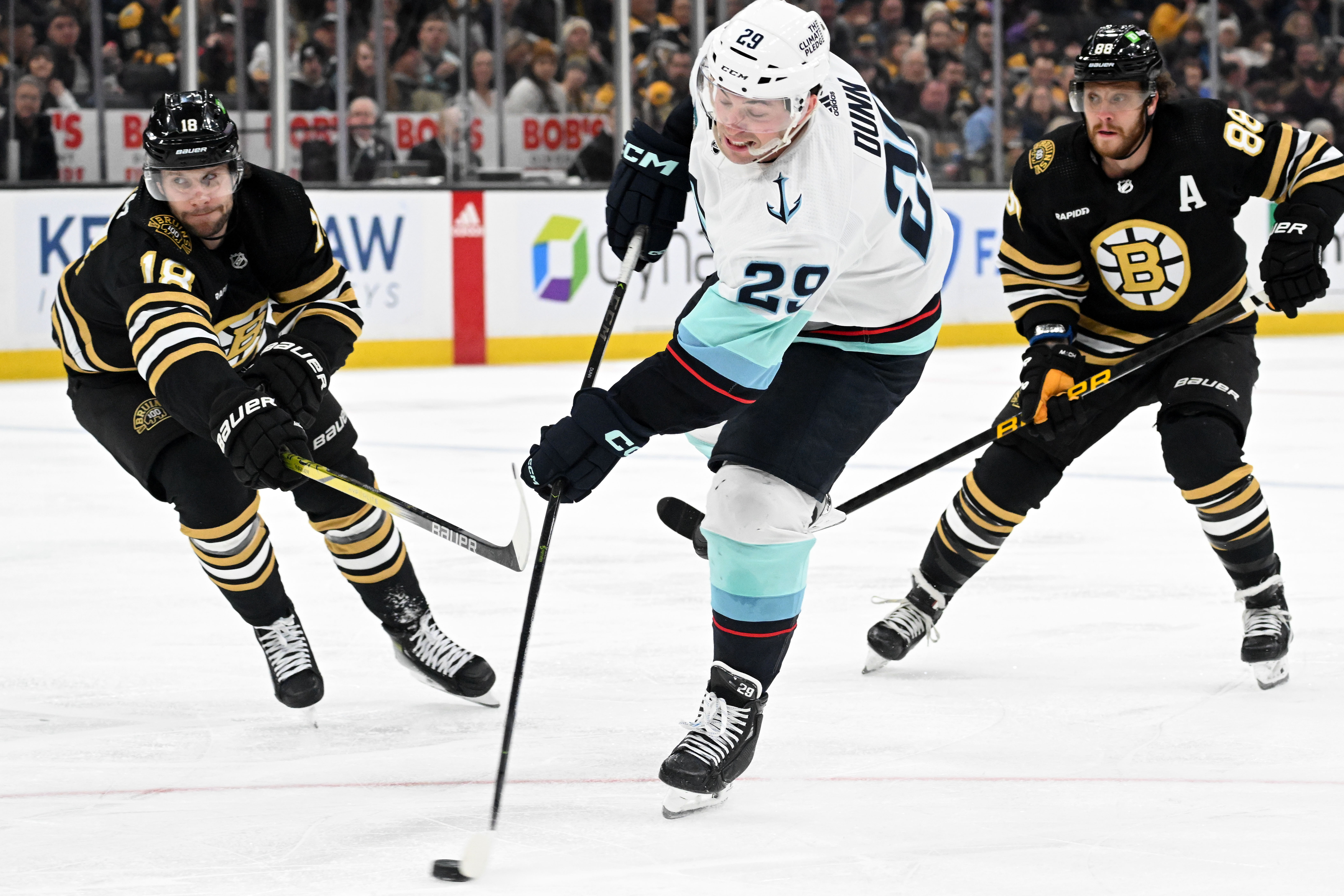 Boston Bruins Fall 4-1 to Seattle Kraken