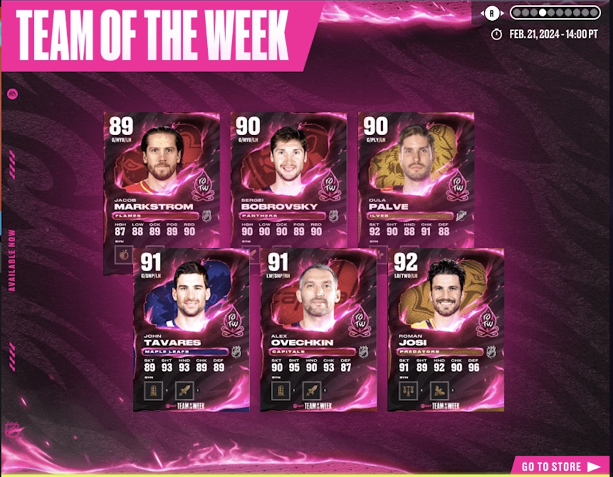 EA SPORTS NHL 24 - New NHL 24 HUT Team of the Week
