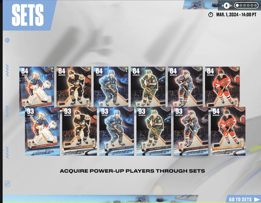 EA SPORTS NHL 24 - HUT Elites Event: Week Two and New Master Set Players