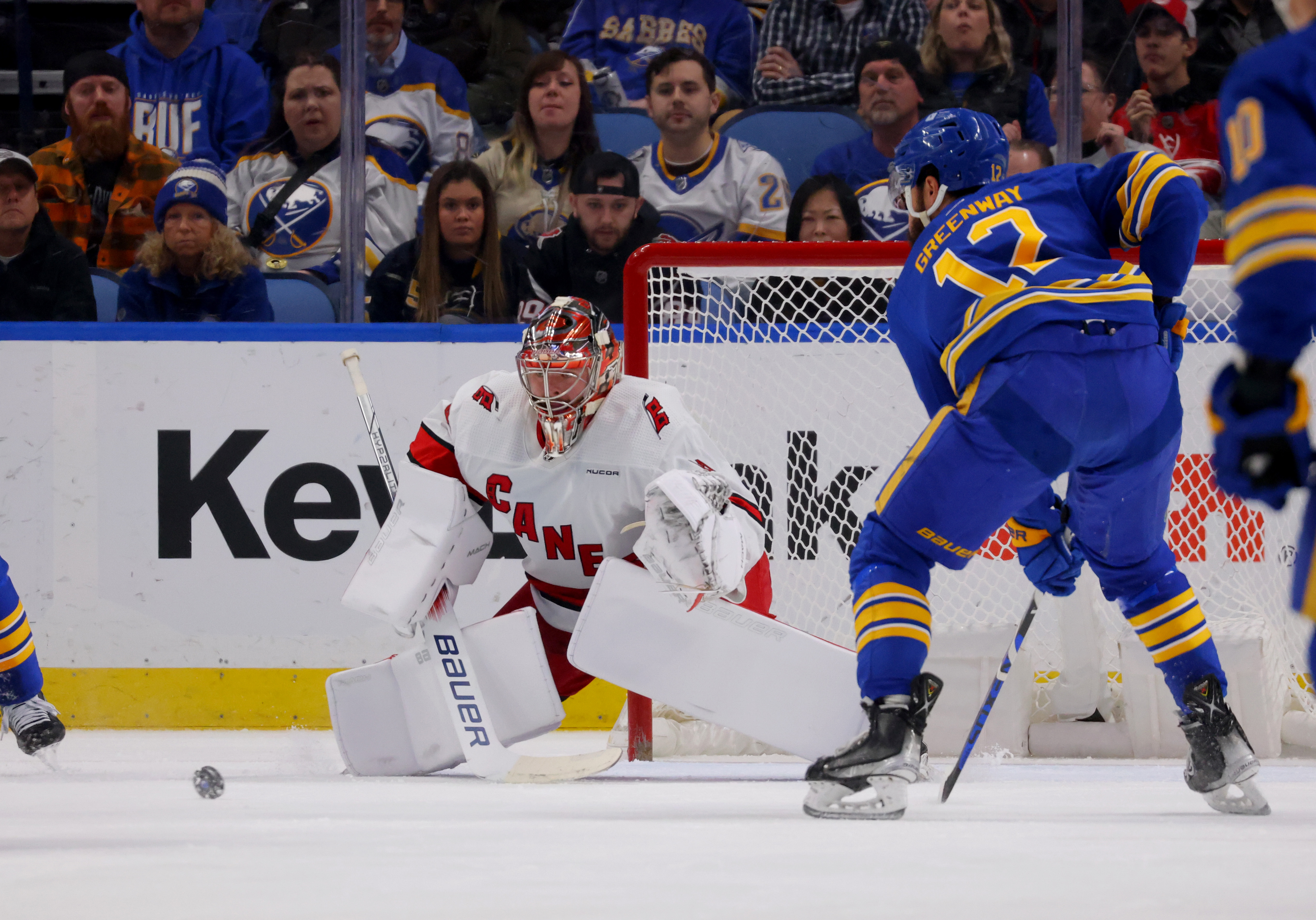 © Timothy T. Ludwig-USA TODAY Sports - Jordan Staal, Martin Necas and Rod Brind'Amour on Shootout Loss to Sabres: 'We were pretty awful'