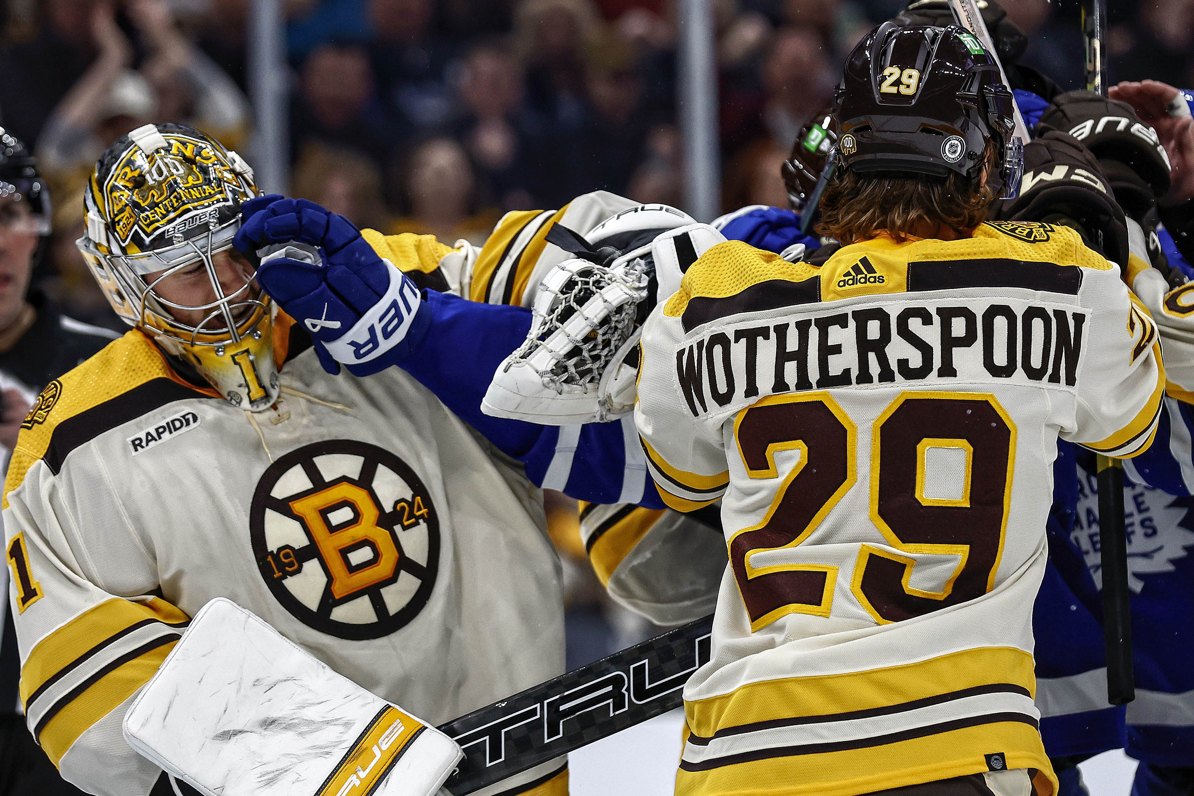 Winslow Townson-USA TODAY Sports - Bruins-Maple Leafs 'War' Draws Excitement For Potential Playoff Matchup