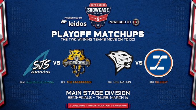 @capsgaming via Twitter/X - CapsGaming Season 5 Showcase Semifinals Are Set