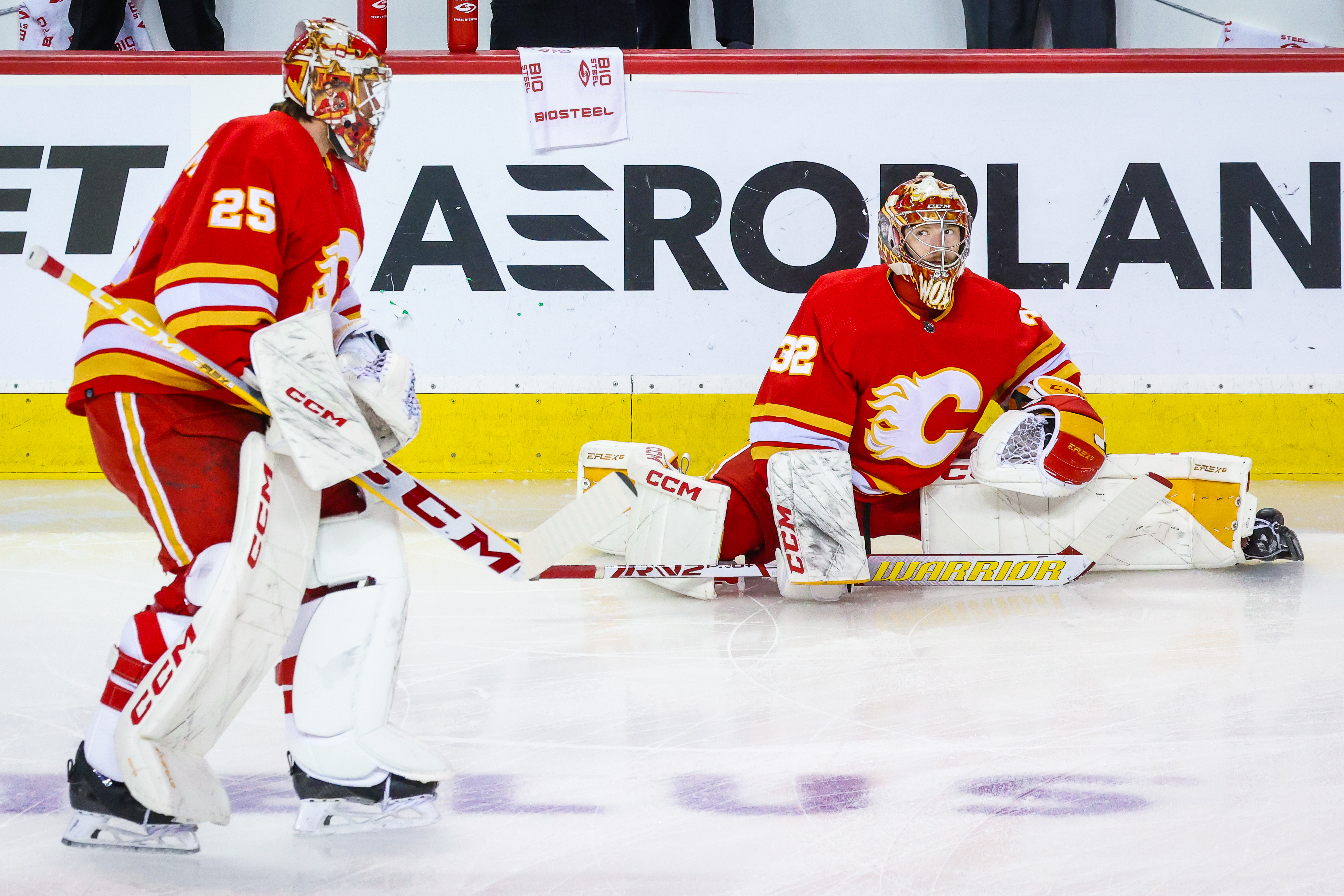 Sergei Belski-USA TODAY Sports - 'This is definitely the opportunity I’ve been hoping and waiting for': Calgary Flames goaltender Dustin Wolf to take a bigger role