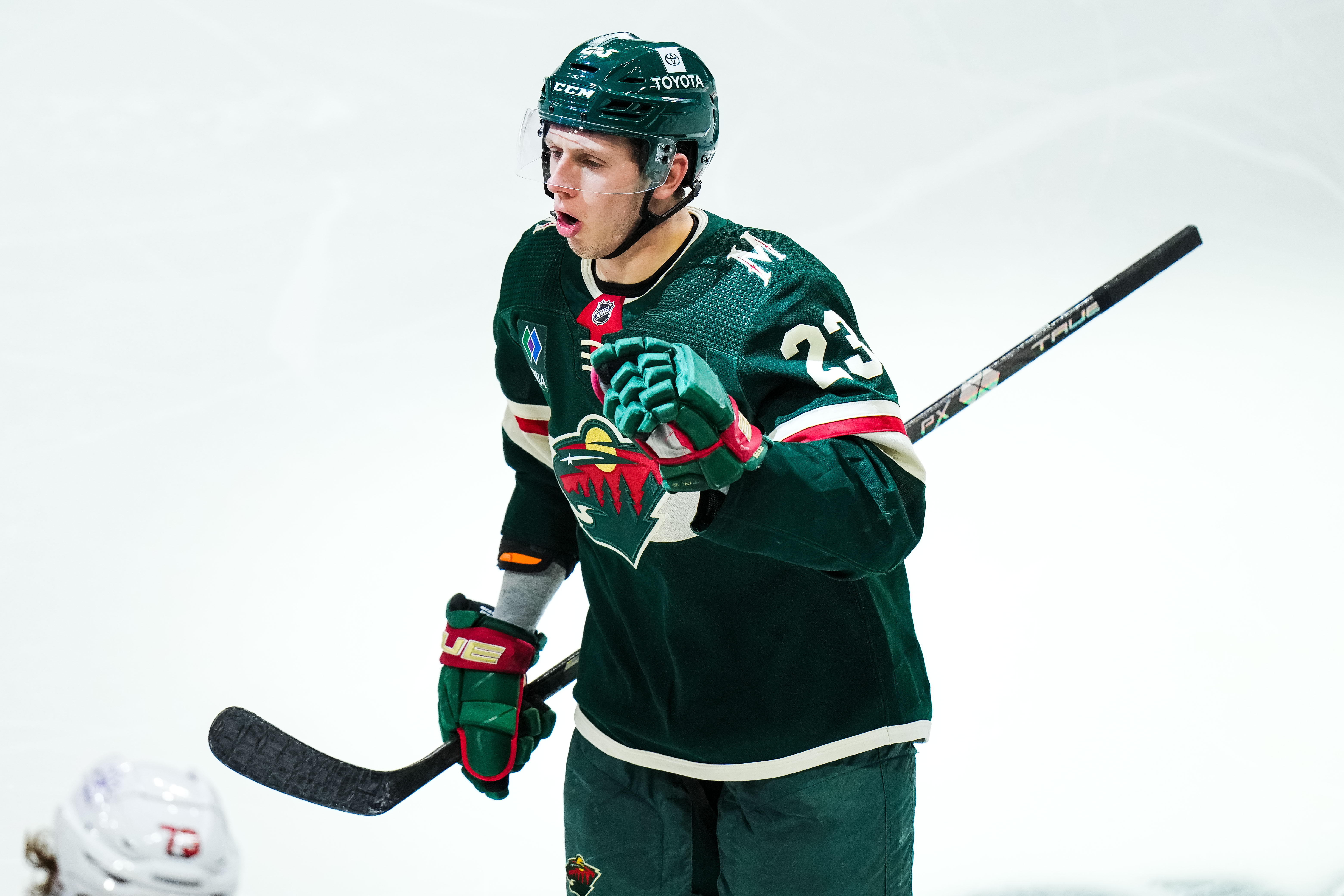 Mandatory Credit: Brace Hemmelgarn-USA TODAY Sports - Wild's Marco Rossi nominated for Bill Masterton Memorial Trophy