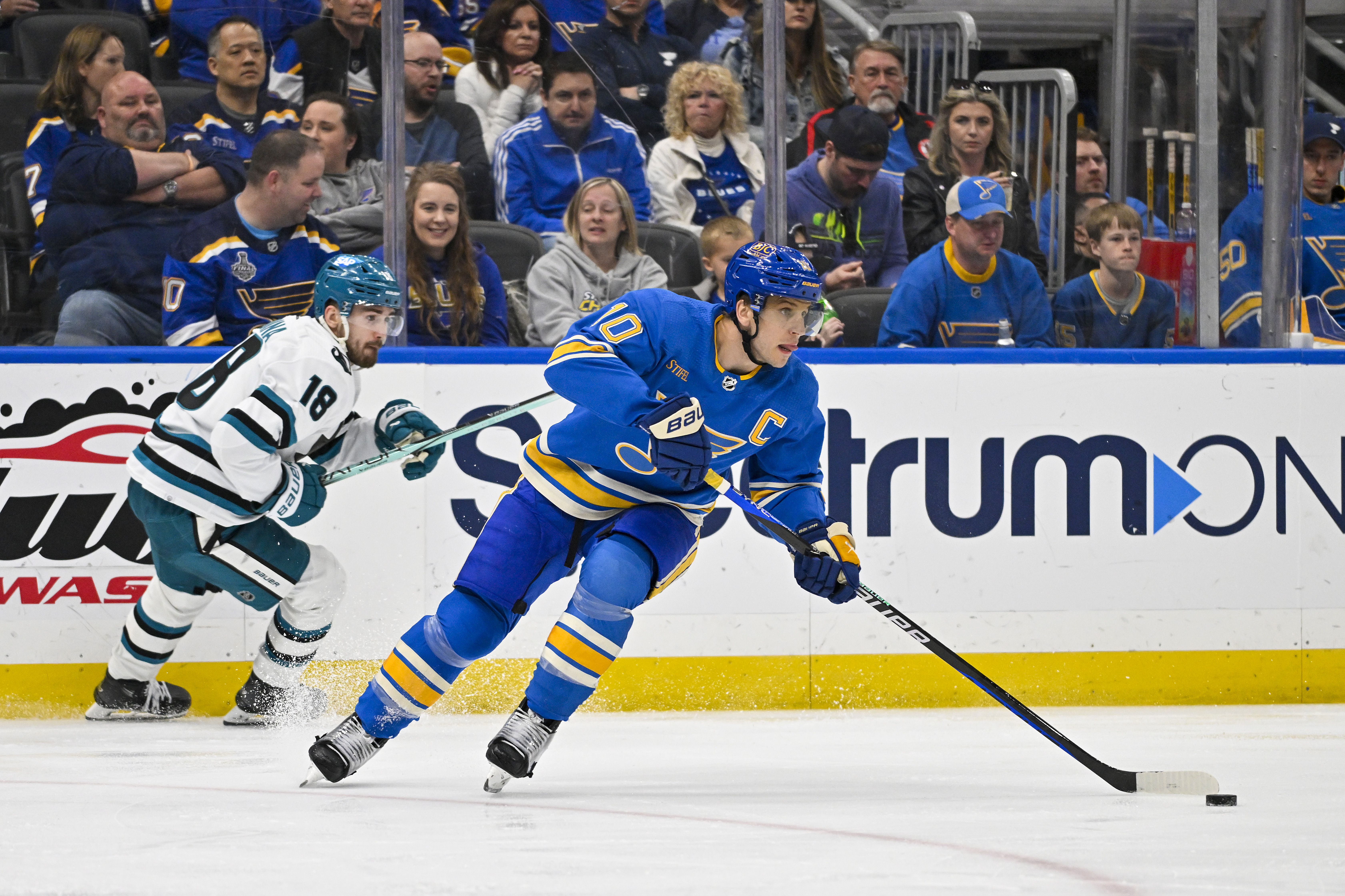 Brayden Schenn will benefit moving forward having gone through first season  as Blues captain