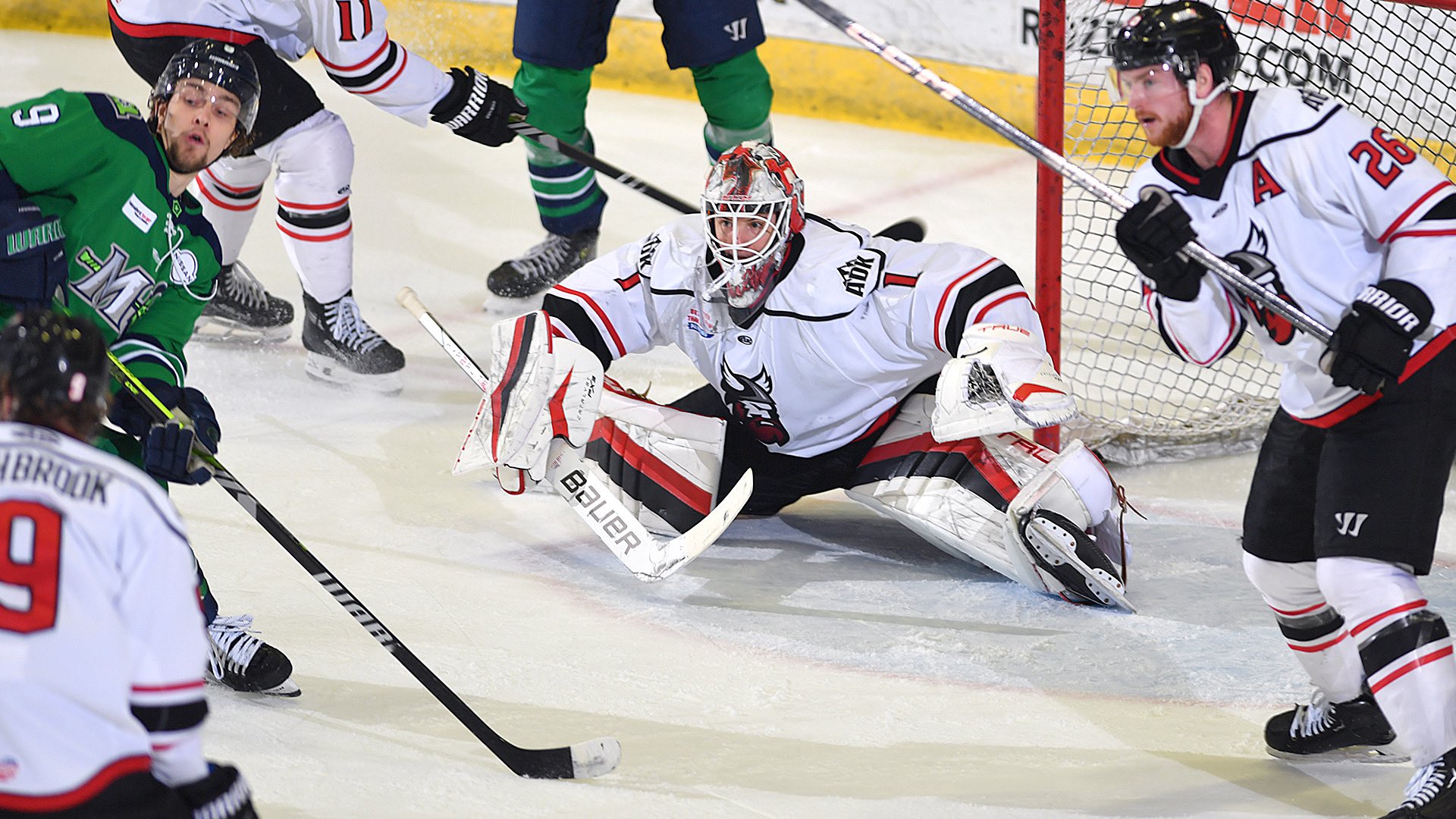 Photo courtesy of the Adirondack Thunder - Adirondack Thunder Secure Game 7 Win Behind Isaac Poulter's Third Shutout