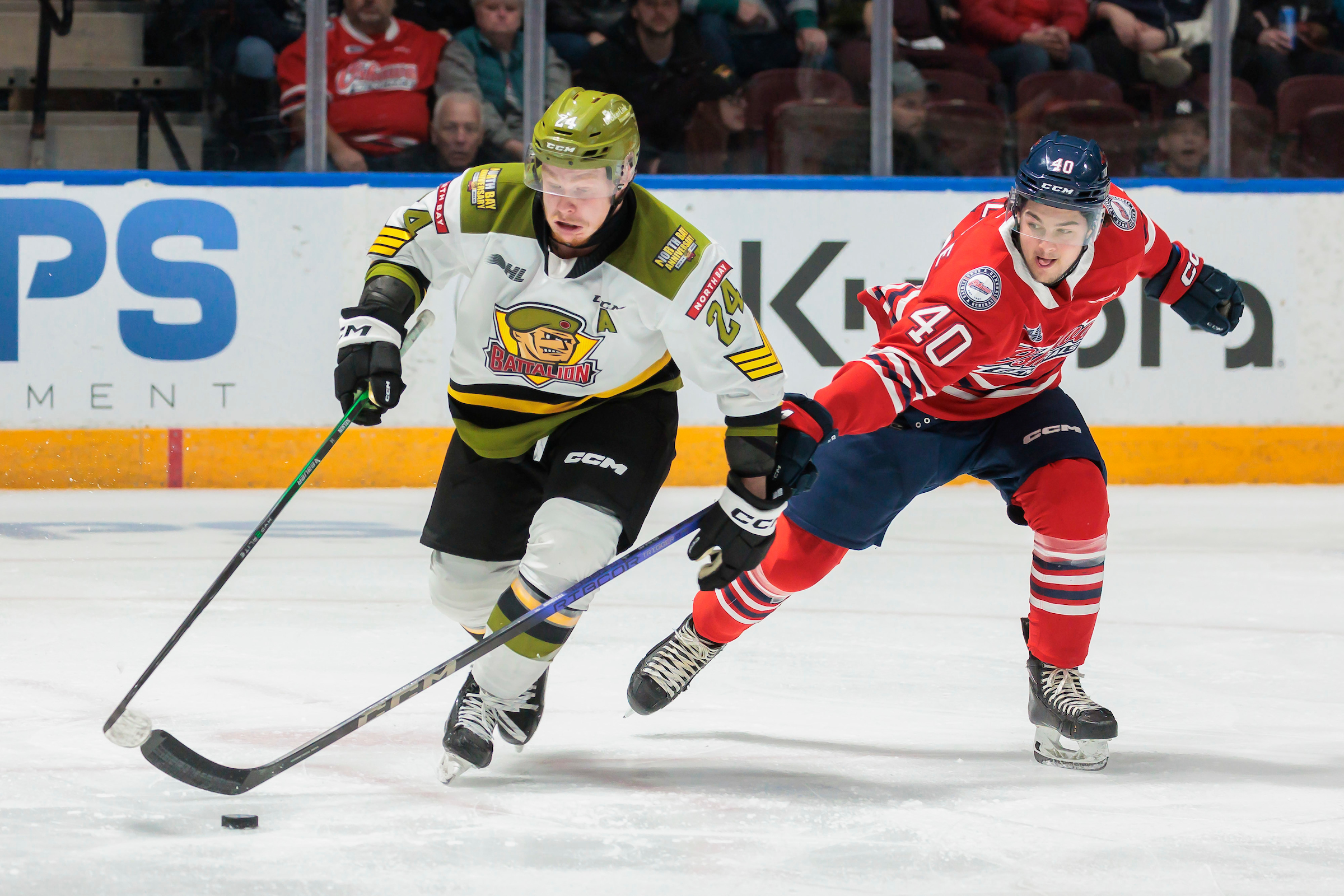 Kalvin Taylor/Goodall Media Inc - Ty Nelson Scores in 2OT to Keep North Bay Alive in the OHL East Finals