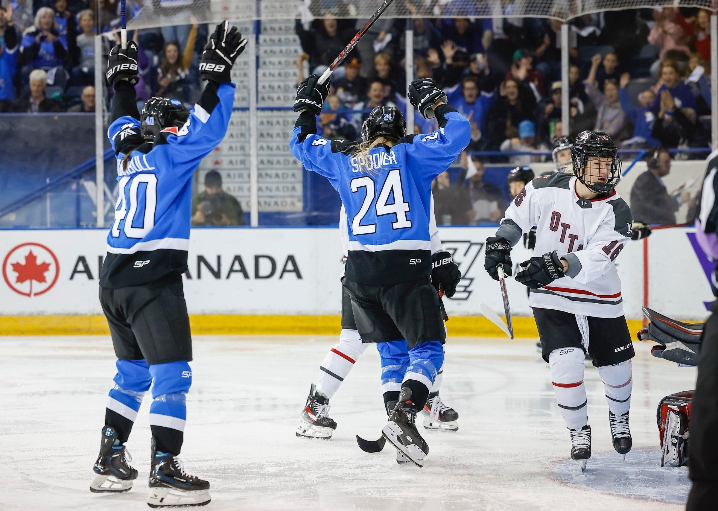 Photo @ PWHL - Toronto Heads Into Playoffs With Stars Firing After Eliminating Ottawa