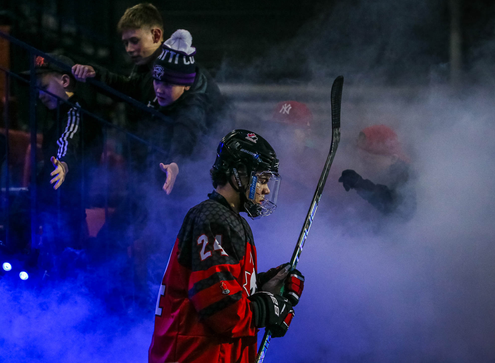 (Photo by Chris Tanouye/IIHF) - Minnesota Wild 2024 NHL Draft Target: Tij Iginla