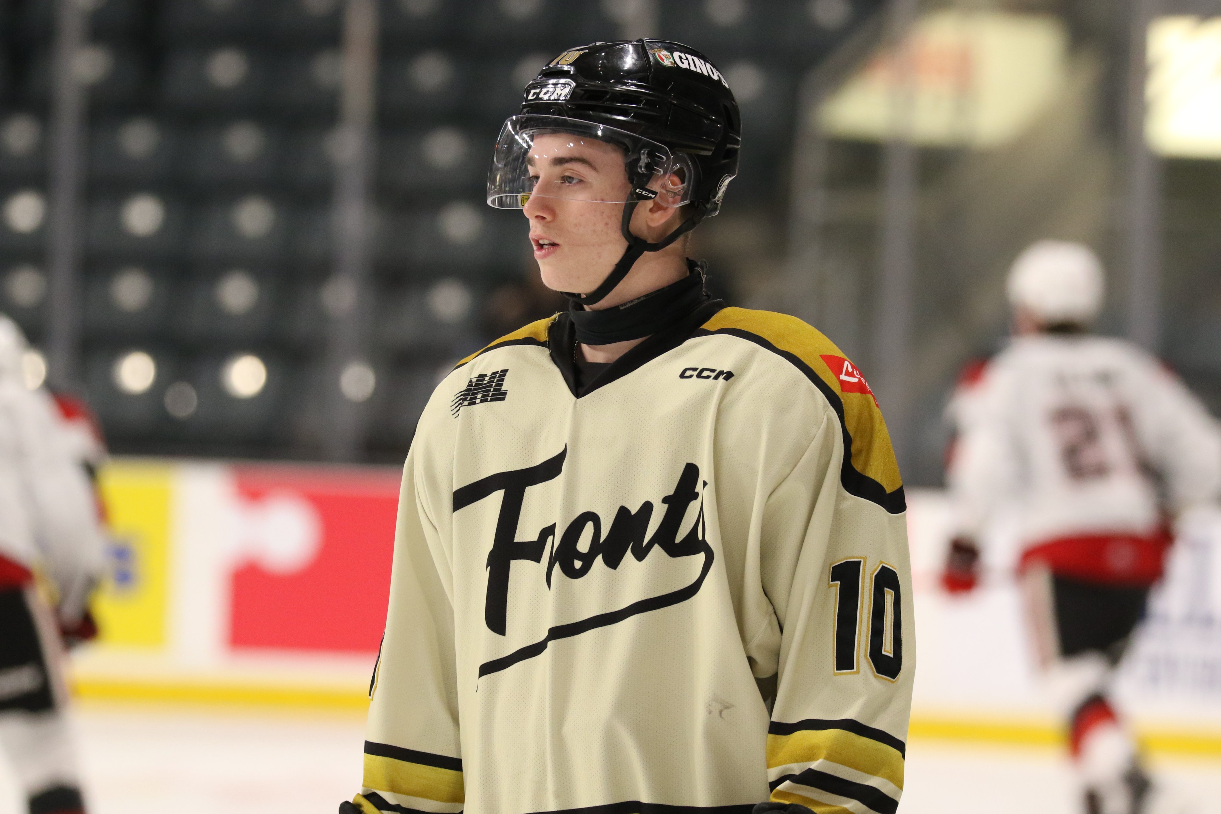 Credit: @KingstonFronts via X.com - Flint Firebirds Acquire Kingston Frontenacs Forward Christopher Thibodeau