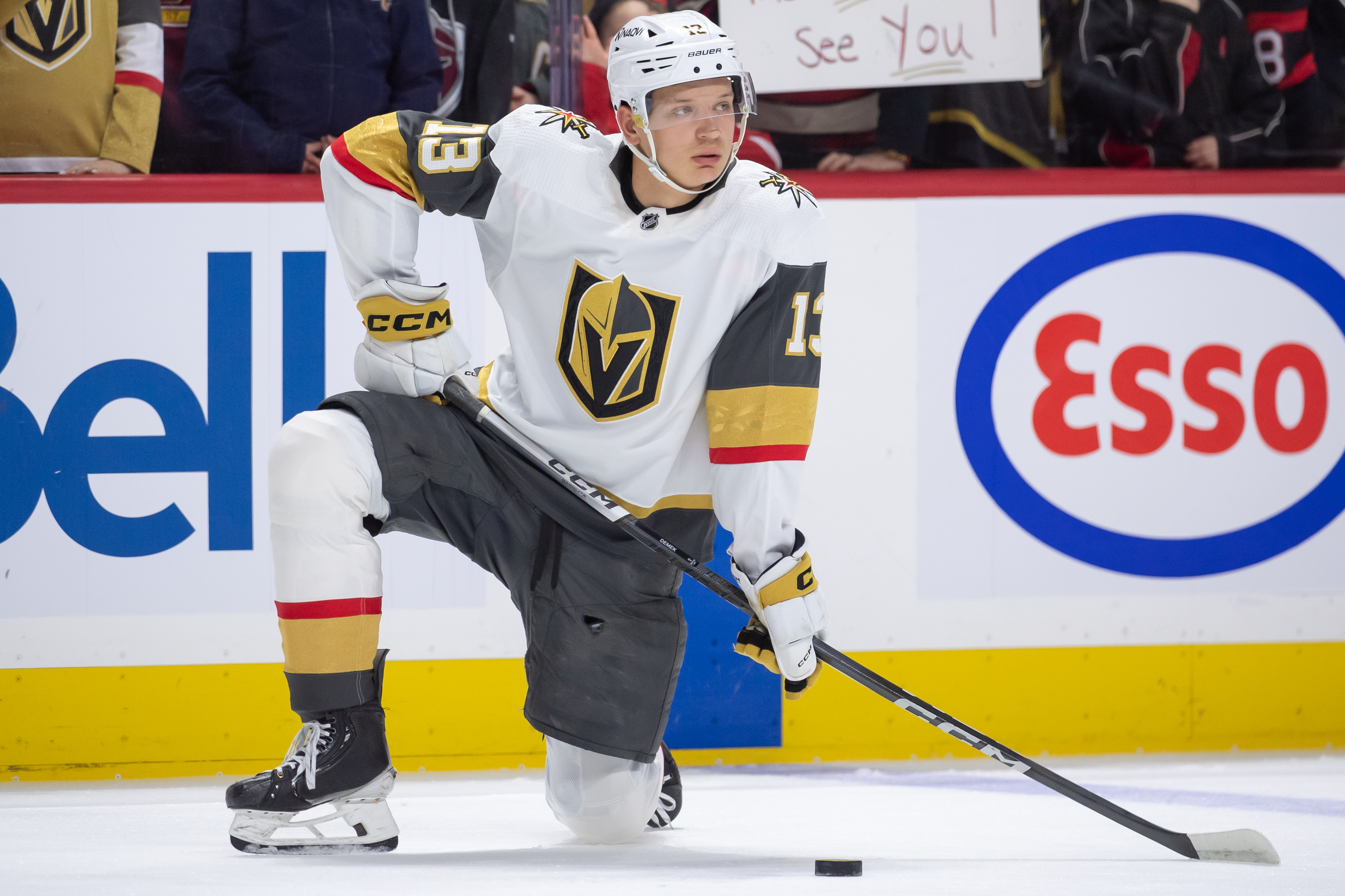 © Marc DesRosiers-USA TODAY Sports - Jakub Demek: “I believe next season I will get to play a game in a Golden Knights jersey”