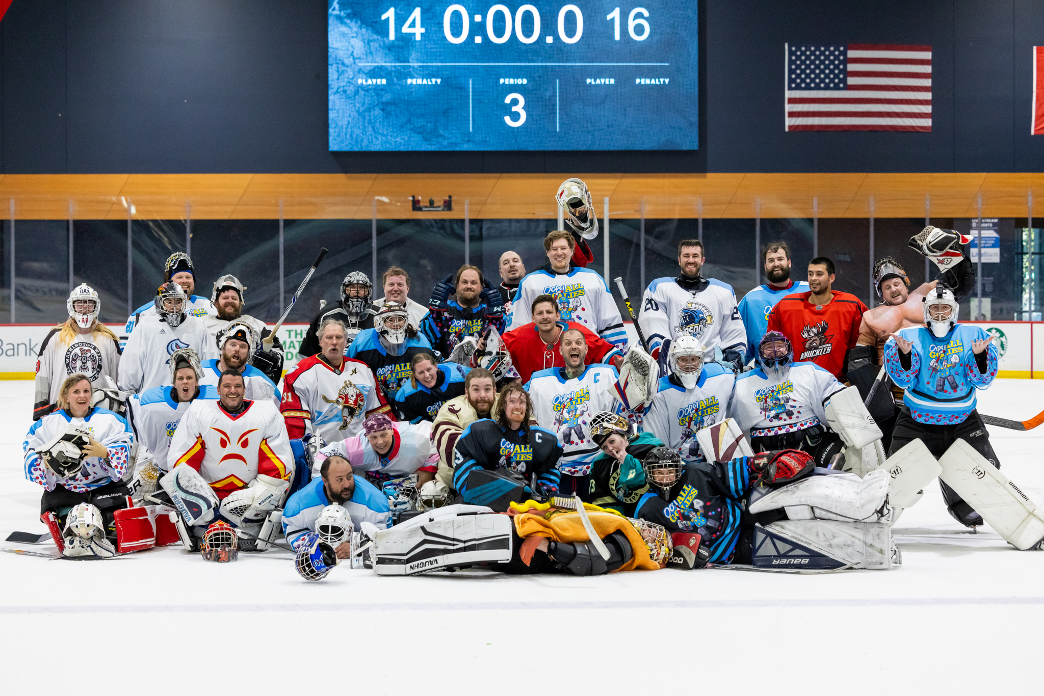 60+ Goalies Take Over the Kraken Iceplex