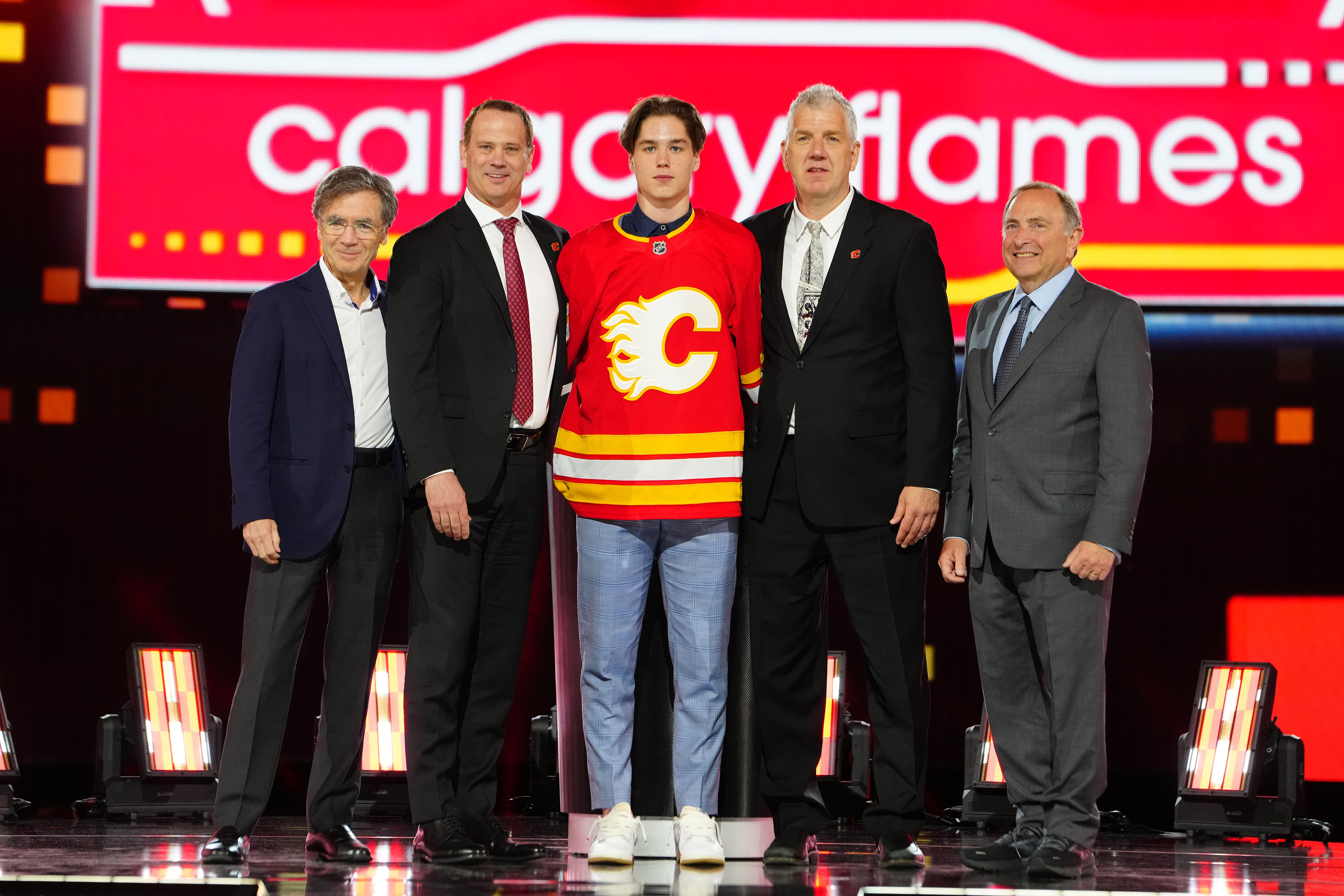 Stephen R. Sylvanie-USA TODAY Sports - Matvei Gridin: Upper Deck NHL Draft First Round Review for Calgary Flames