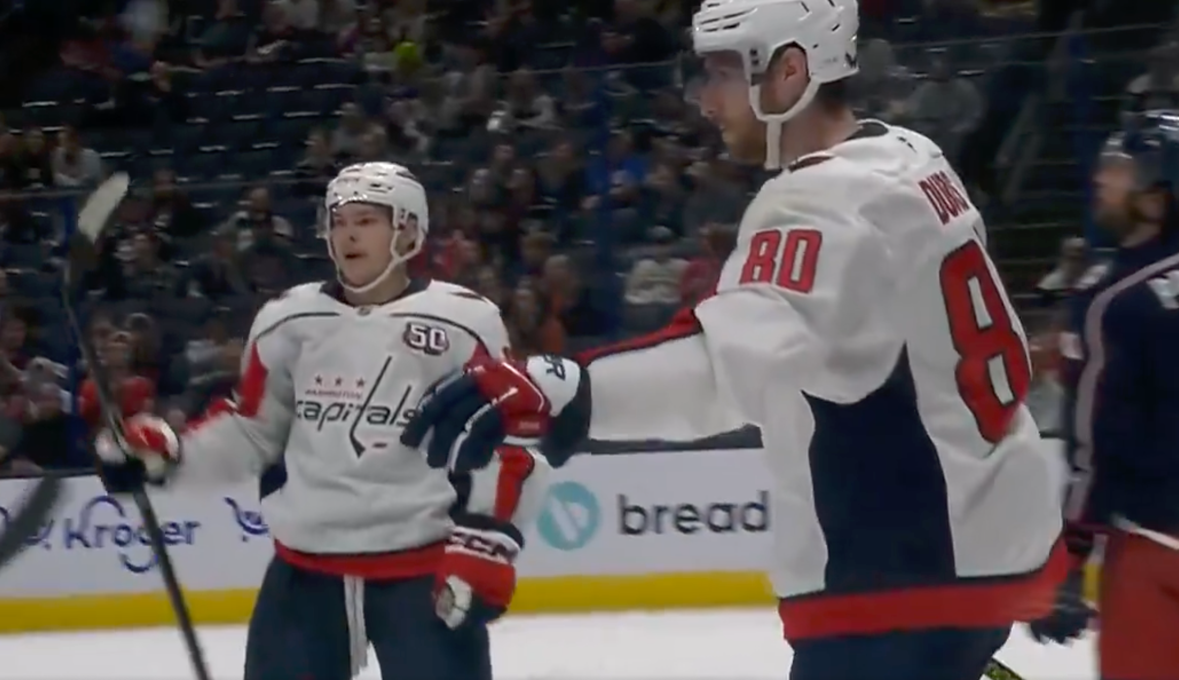 Screencap/MSN - Takeaways: Dubois Dazzles, Fourth Line Keeps Humming, Thompson & Defense Strong In Capitals' Win Over Jackets