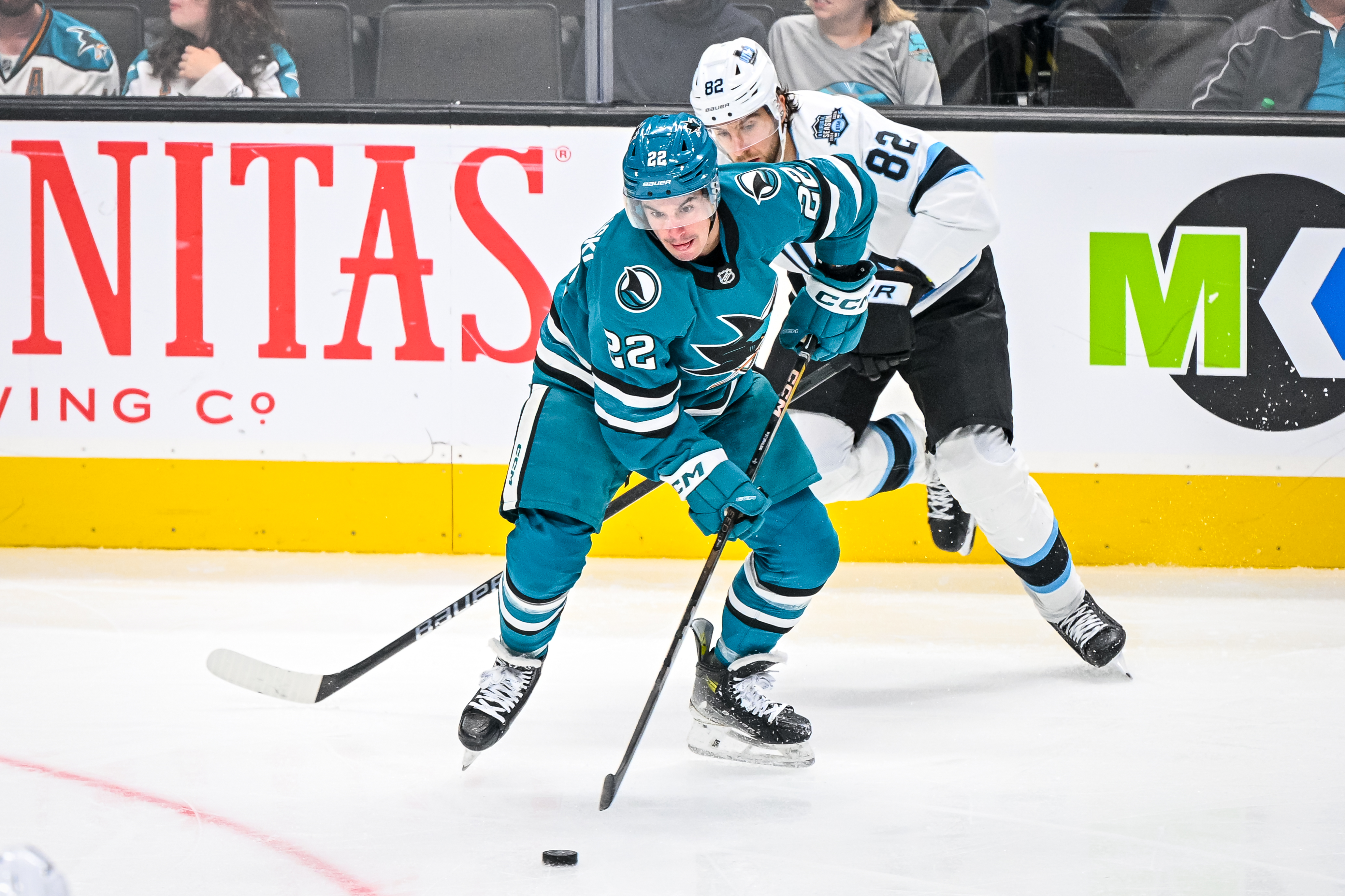 Dean Tait - Sport Shots - Sharks Place Two Forwards On Waivers, Send Colin White To AHL