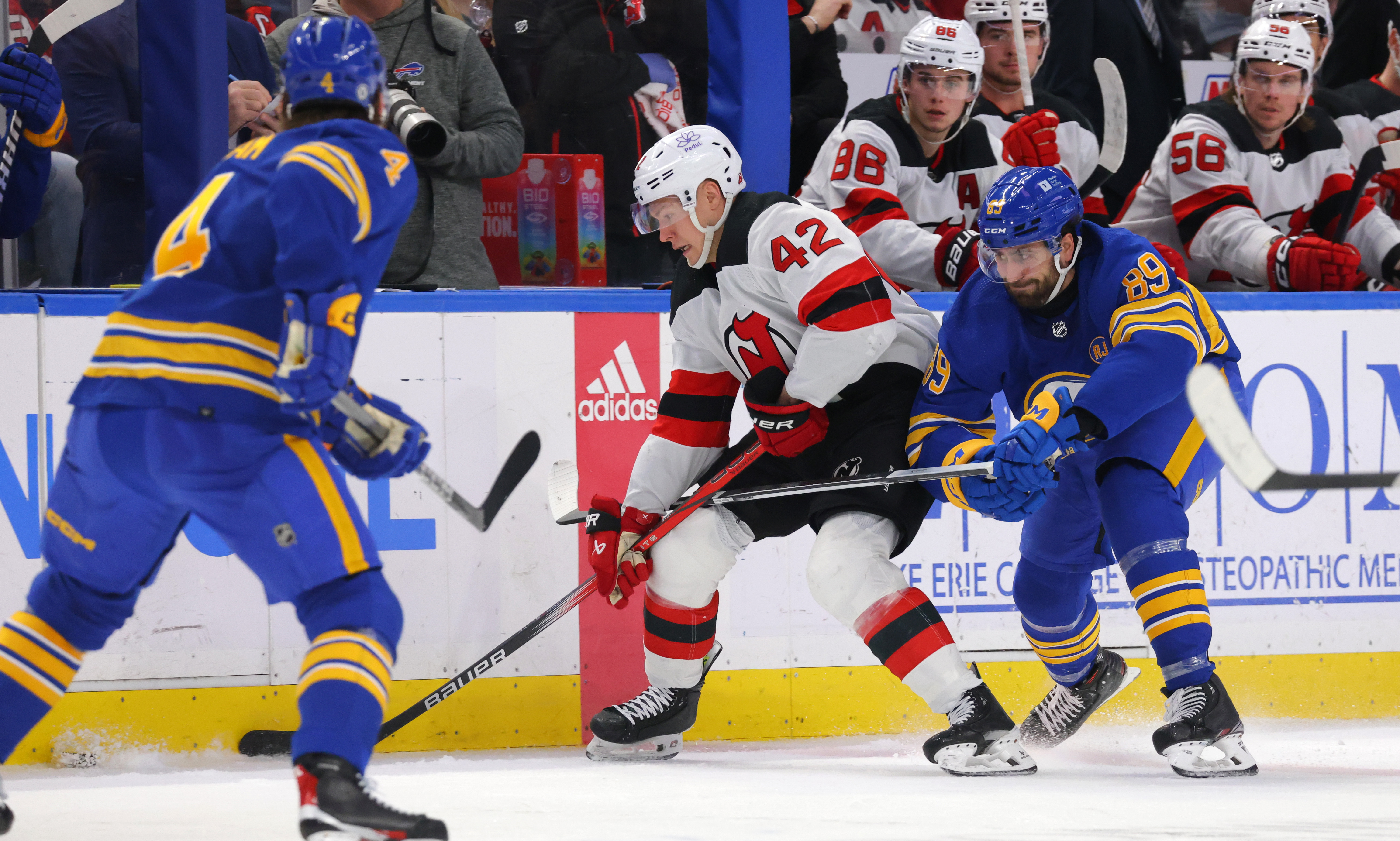 © Timothy T. Ludwig-Imagn Images - Sabres Trolled By Devils After Brutal Global Series