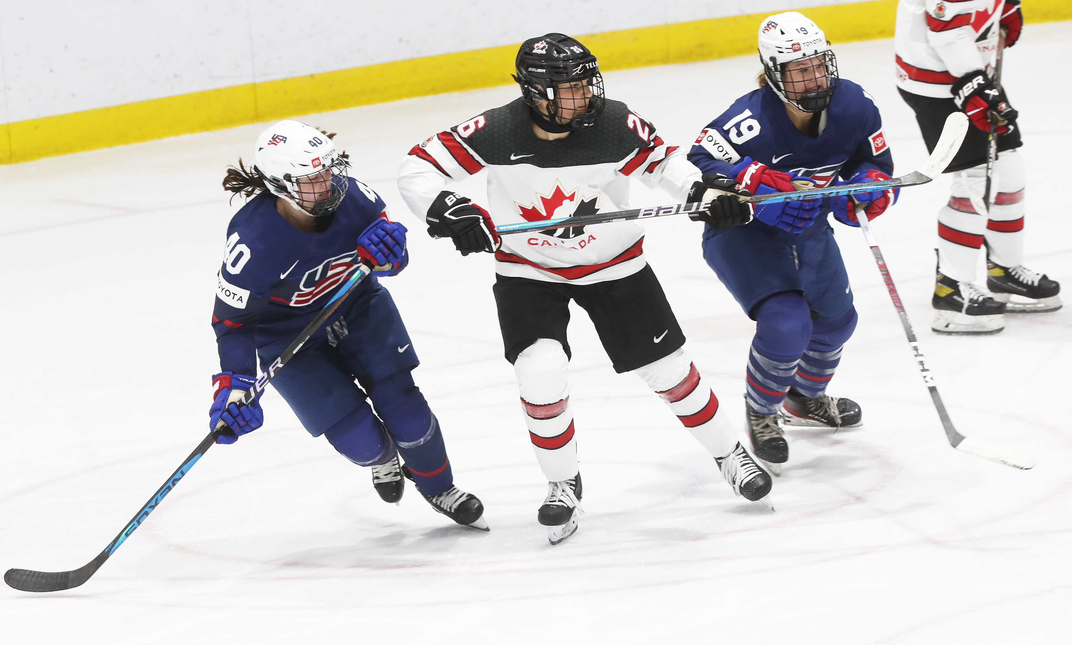 Photo by Nancie Battaglia / USA Hockey - Canada Sweeps USA In The U-18 Select Series