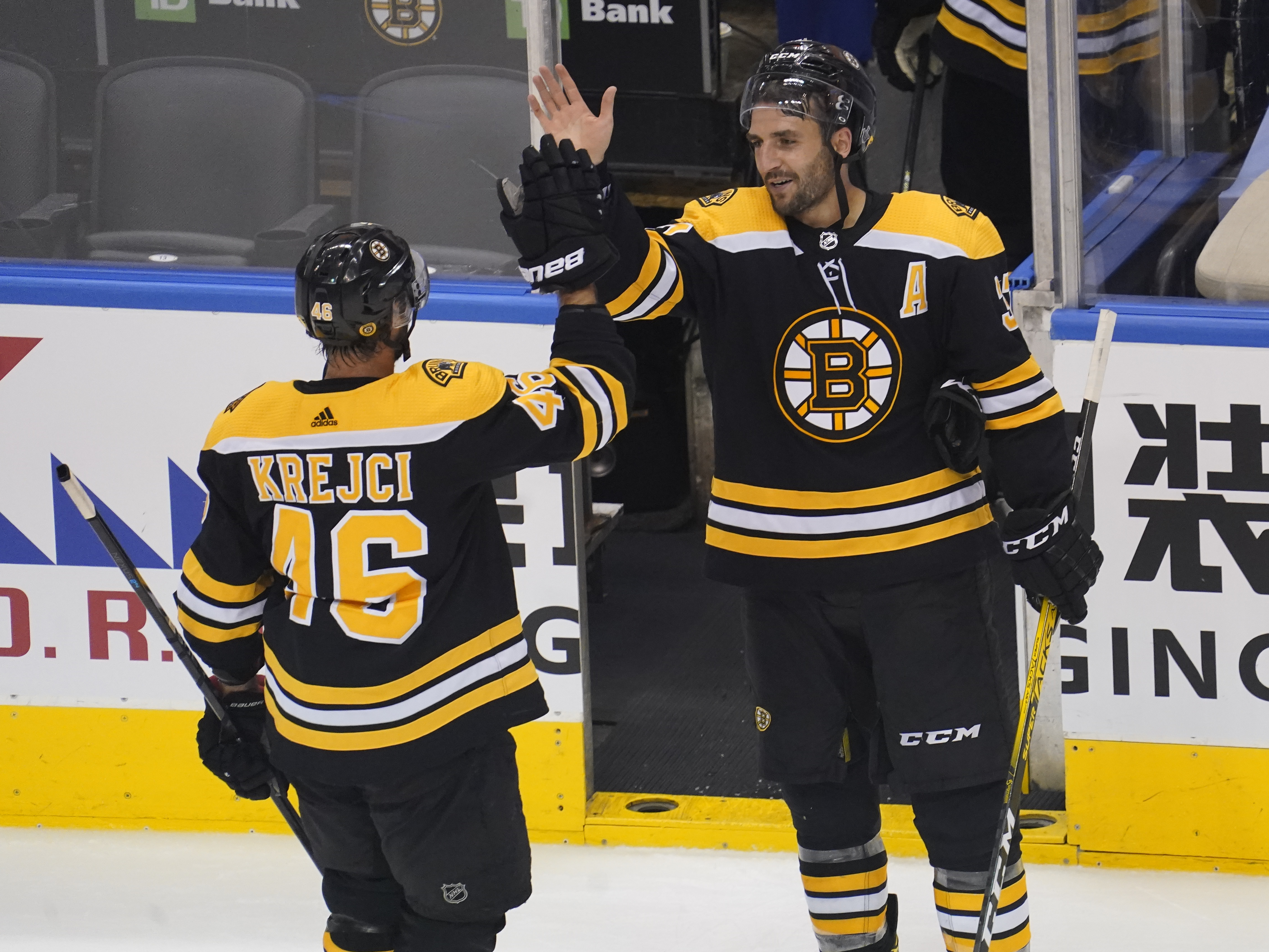 Reality of Retirement Settles in for Patrice Bergeron and David Krejci