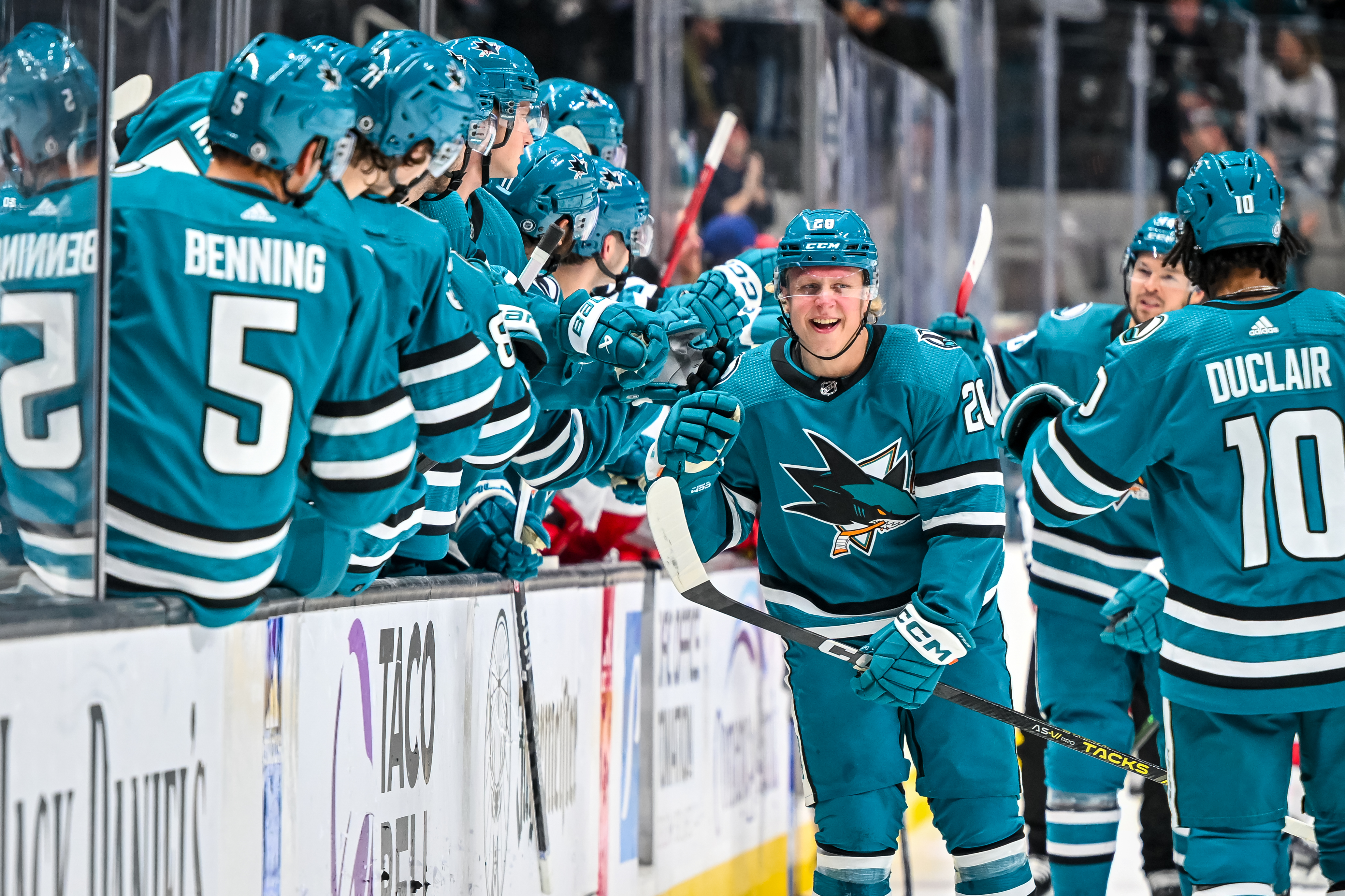 Dean Tait - Hockey Shots - Zetterlund Scores First Goal in Teal; Hurricanes Beat Sharks 6-3