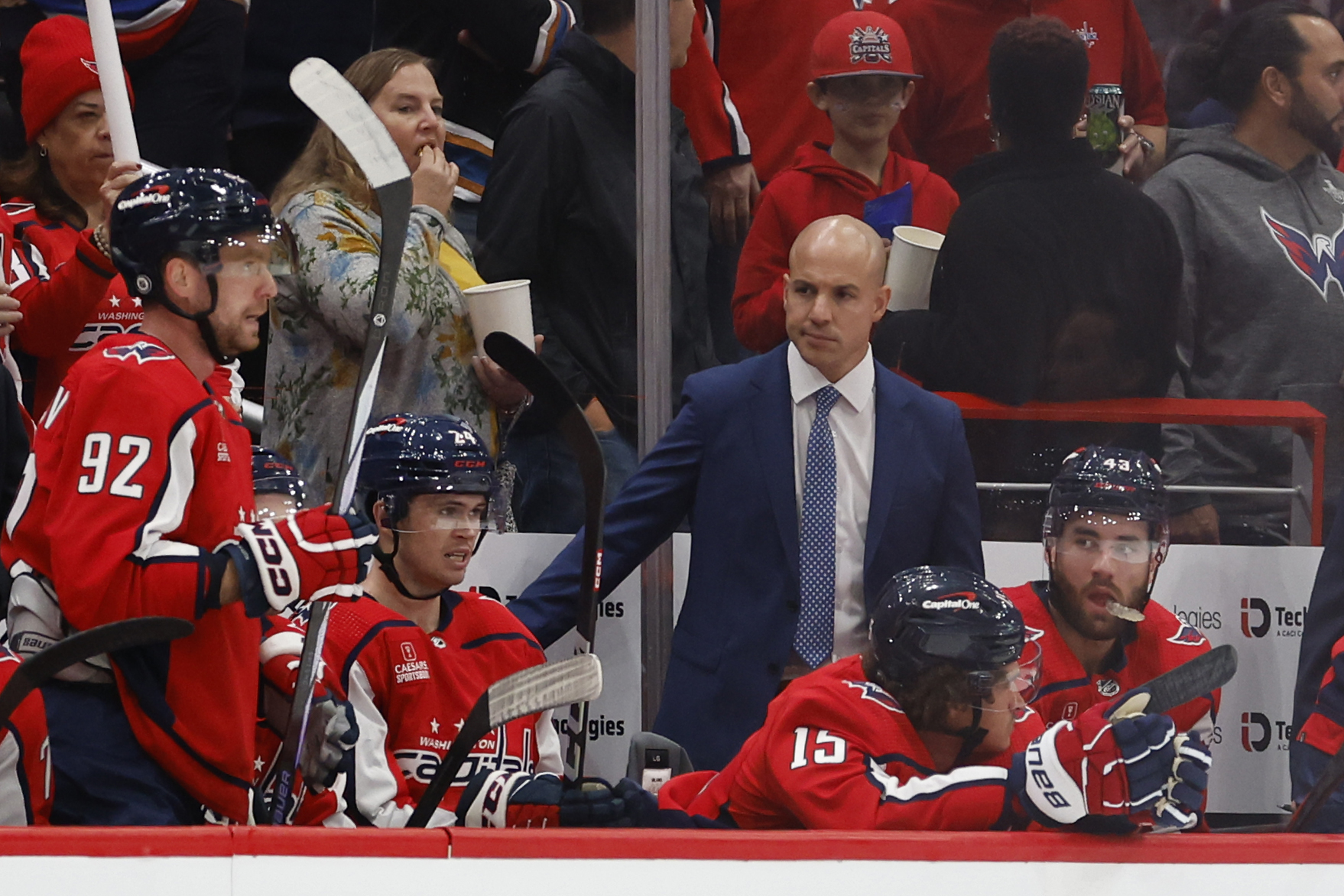 Geoff Burke - USA TODAY Sports - Carbery Doesn't Hold Back After Capitals' Loss To Panthers, Cites ‘Mind-Boggling’ Mistakes & Kuznetsov Being Out Of Position