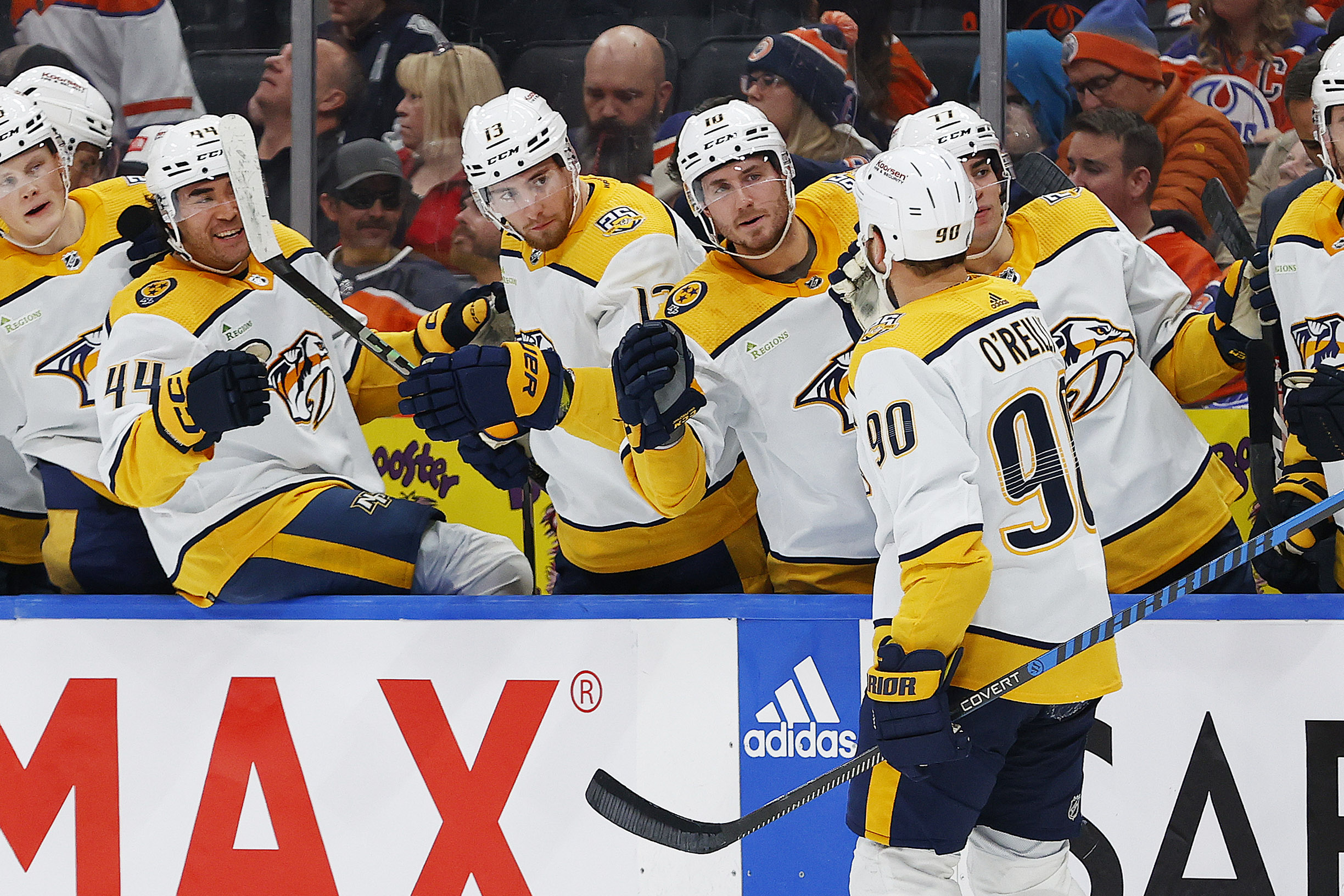 Predators - 5, Oilers - 2: Ryan O'Reilly Scores Hat Trick; Lankinen Rock Solid In Net in Win