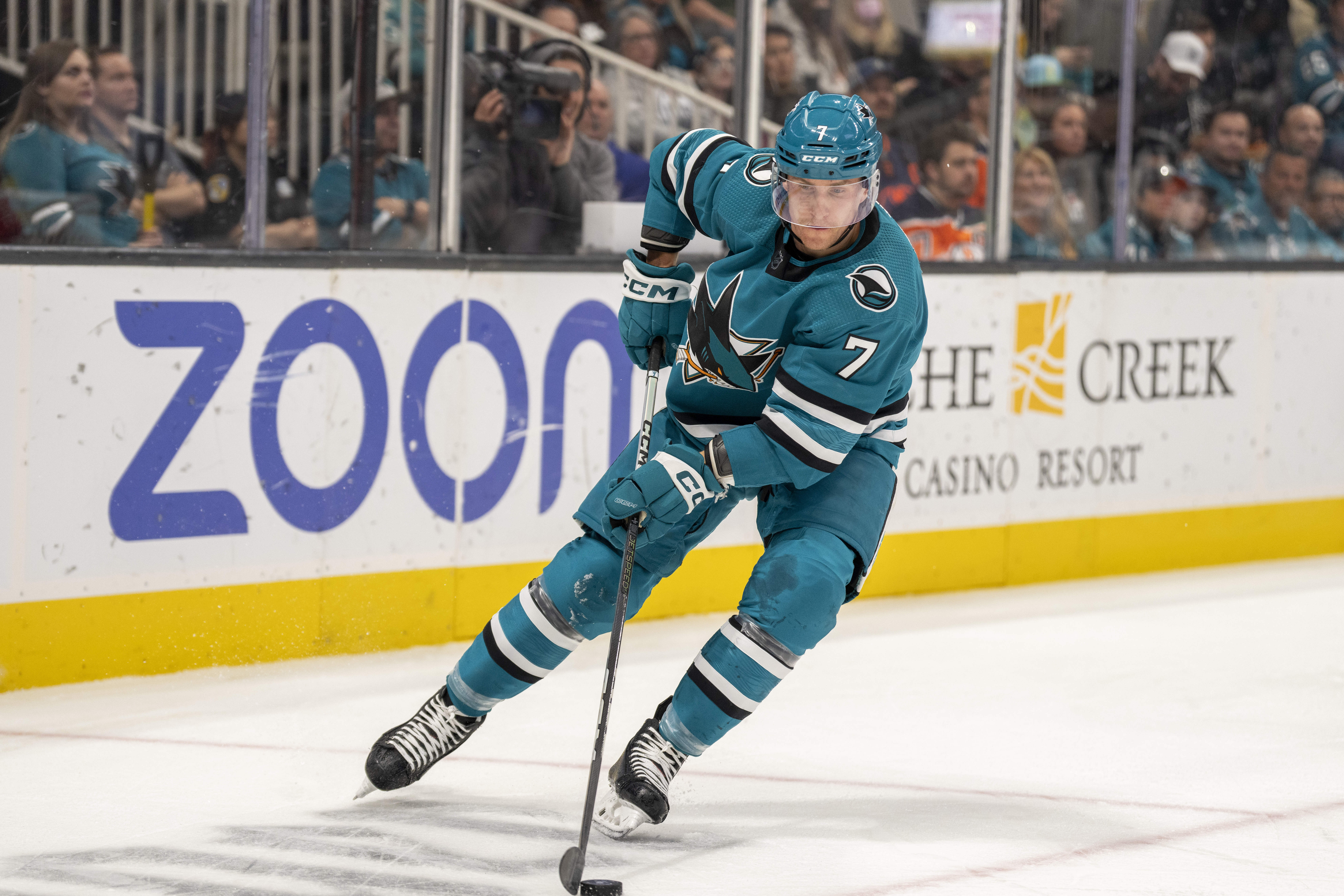 Neville E. Guard-USA TODAY Sports - BREAKING: Nico Sturm To Miss Next Two Sharks Games; Gushchin Assigned to AHL