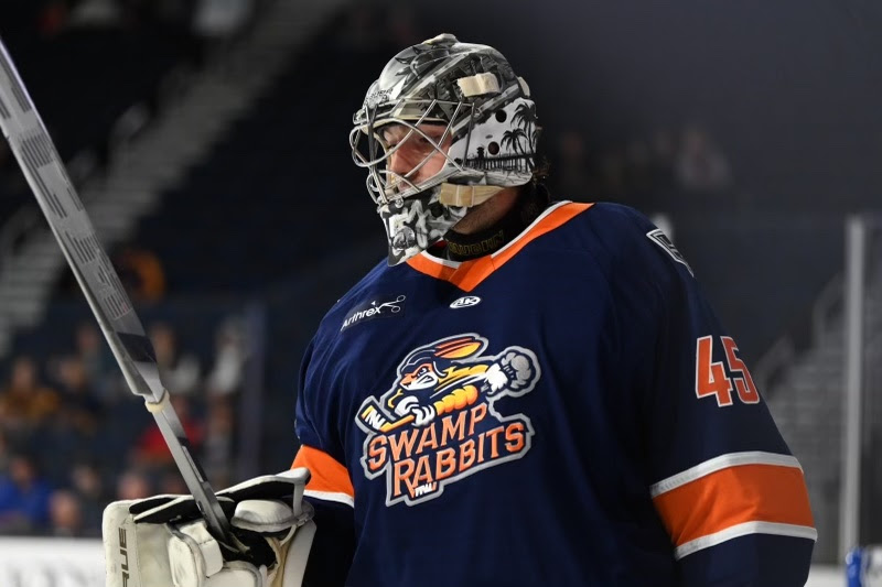 Greenville Swamp Rabbits Photo - Ryan Bednard Banks Record-Setting Seventh Shutout as White Hot Greenville Swamp Rabbits Extends Win Streak