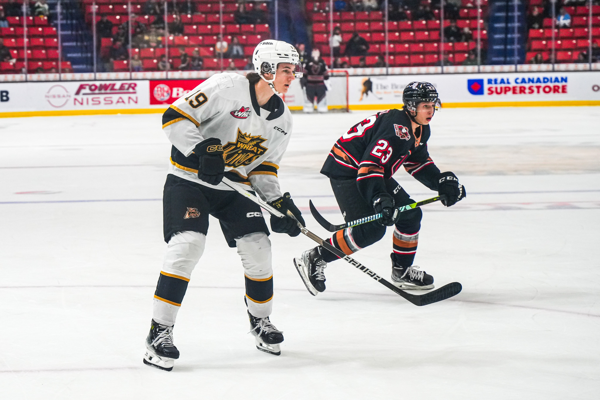Photo by Scramble Studio/Brandon Wheat Kings - Calgary Hitmen Ben Kindel Adjusting To Life In The WHL