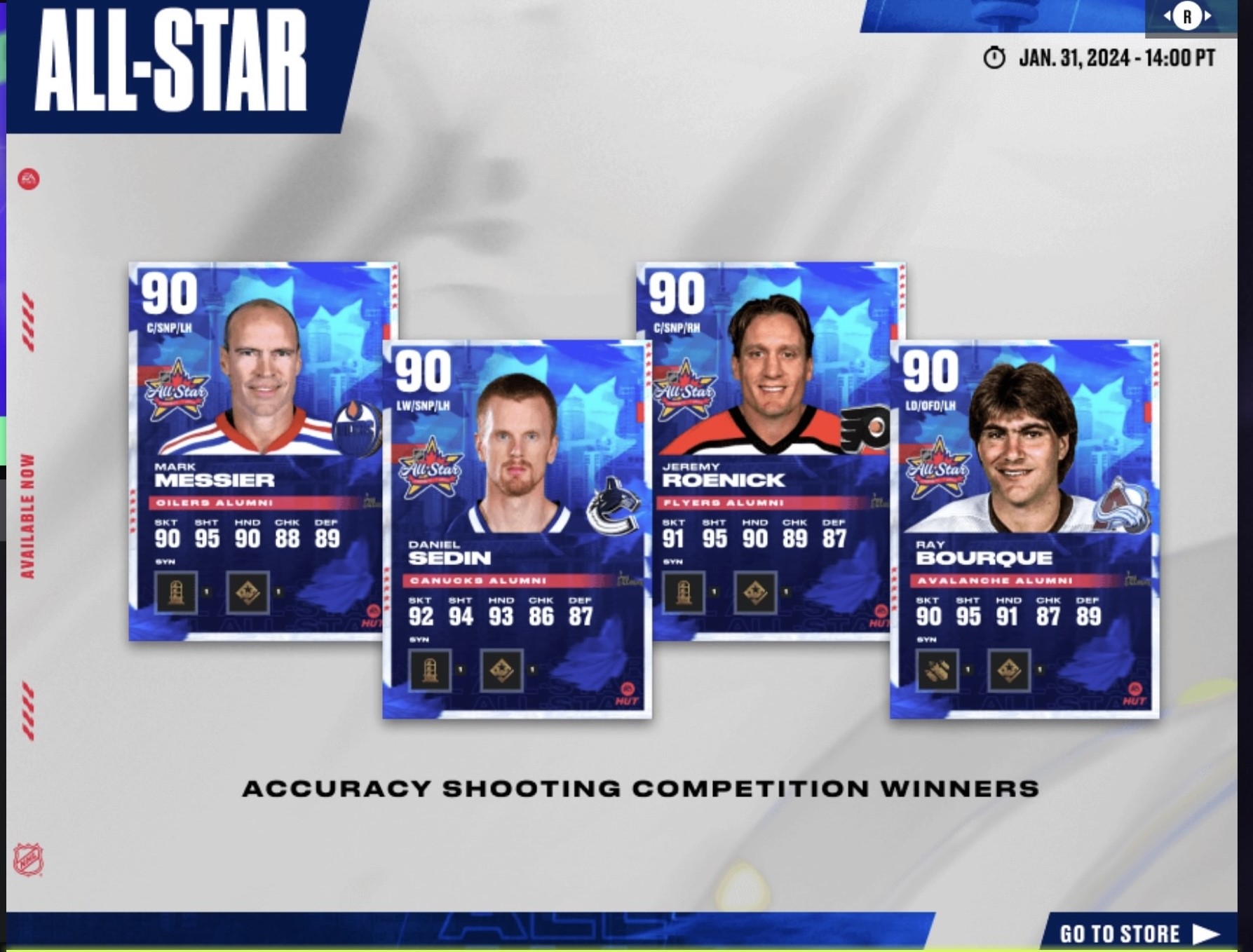 EA SPORTS NHL - New NHL 24 HUT All-Star Moments cards