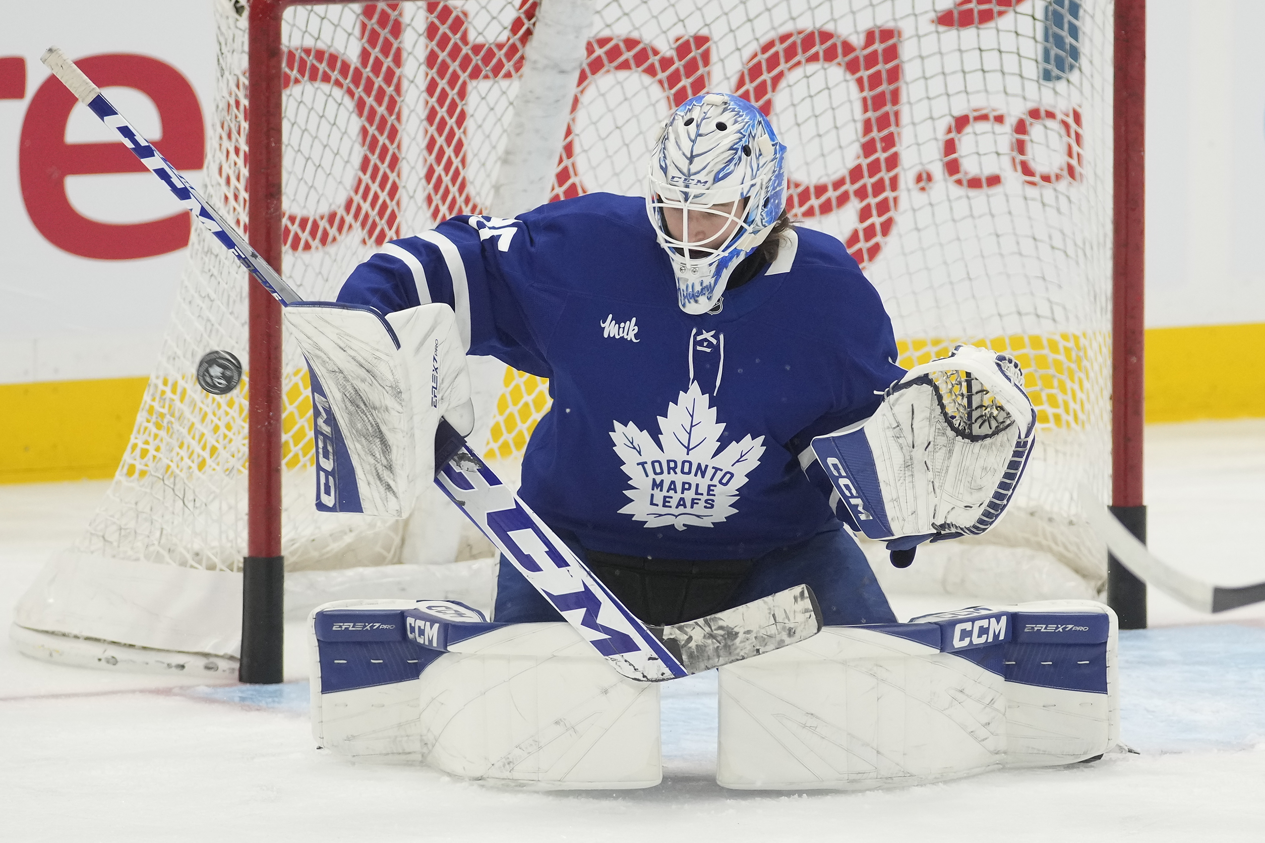 © John E. Sokolowski-Imagn Images - Toronto Maple Leafs Assign Dennis Hildeby To Toronto Marlies, Activate Joseph Woll