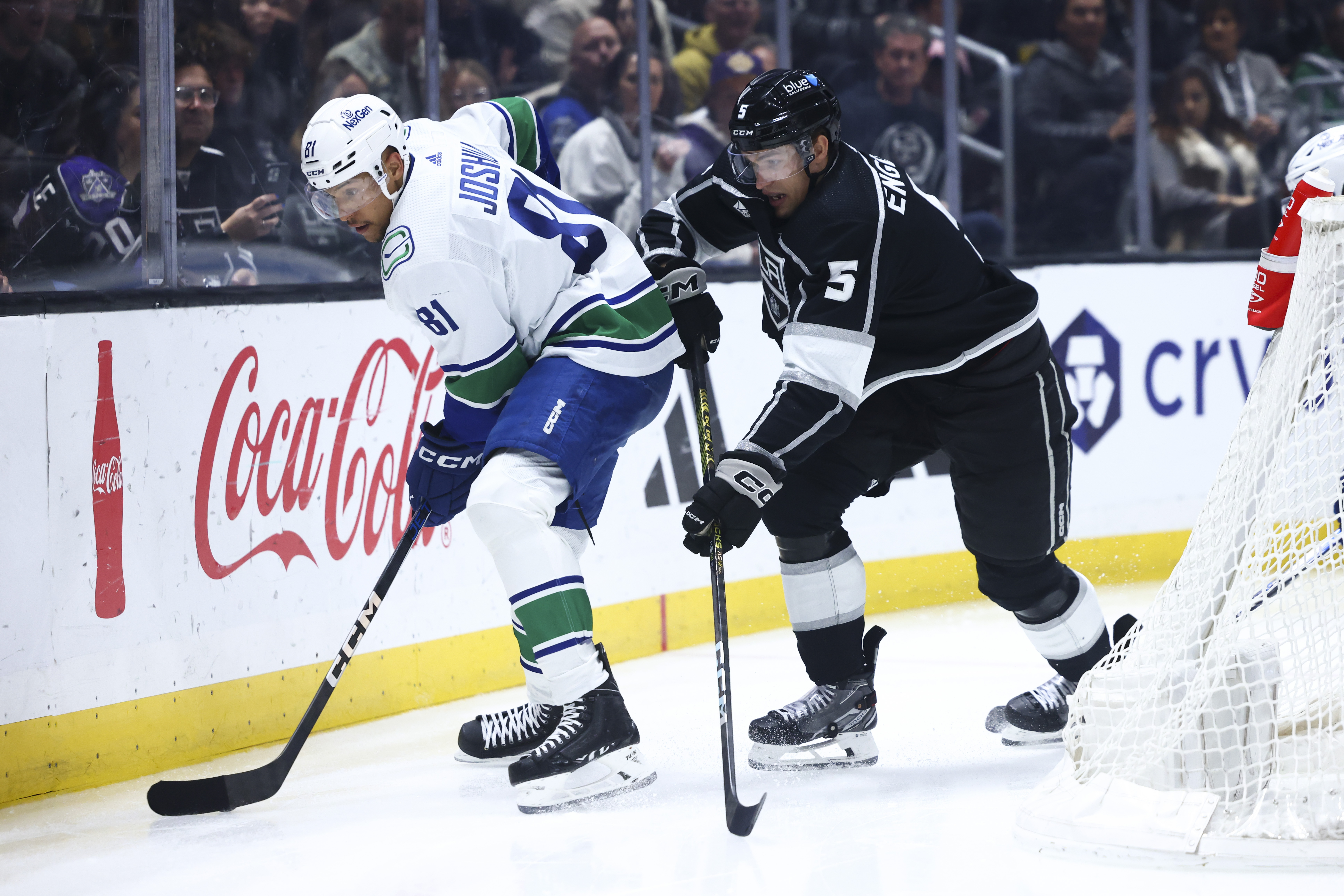 Photo by Jessica Alcheh-Imagn Images - Report: Canucks Dakota Joshua Could Make Season Debut Thursday