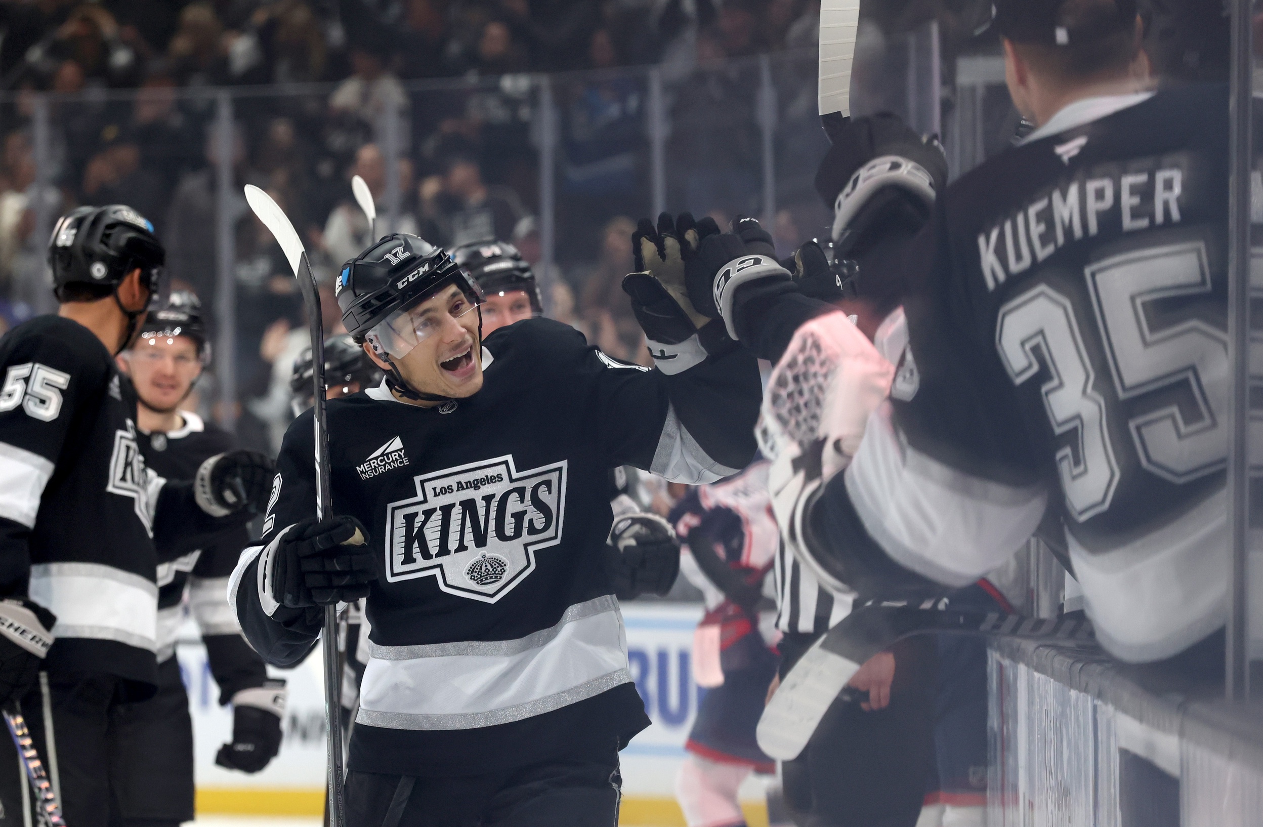 Kings, Fiala avoid drama to defeat Blue Jackets